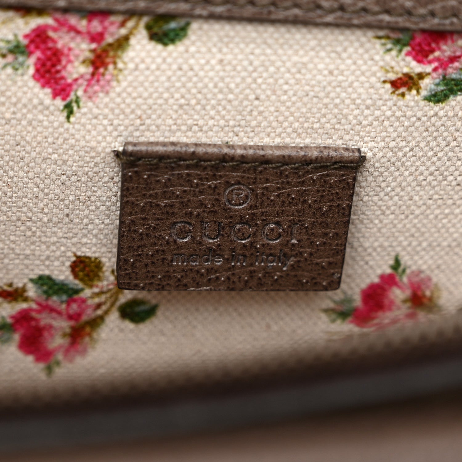 Calfskin Web Floral Embroidered Medium Dionysus Shoulder Bag New Acero