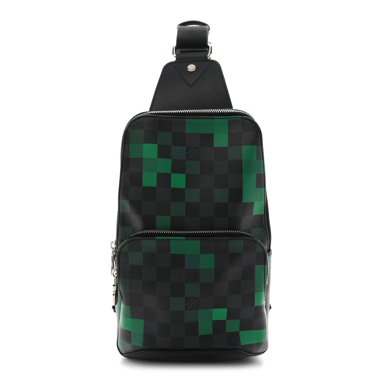 Damier Graphite Pixel Avenue Sling Backpack Vert