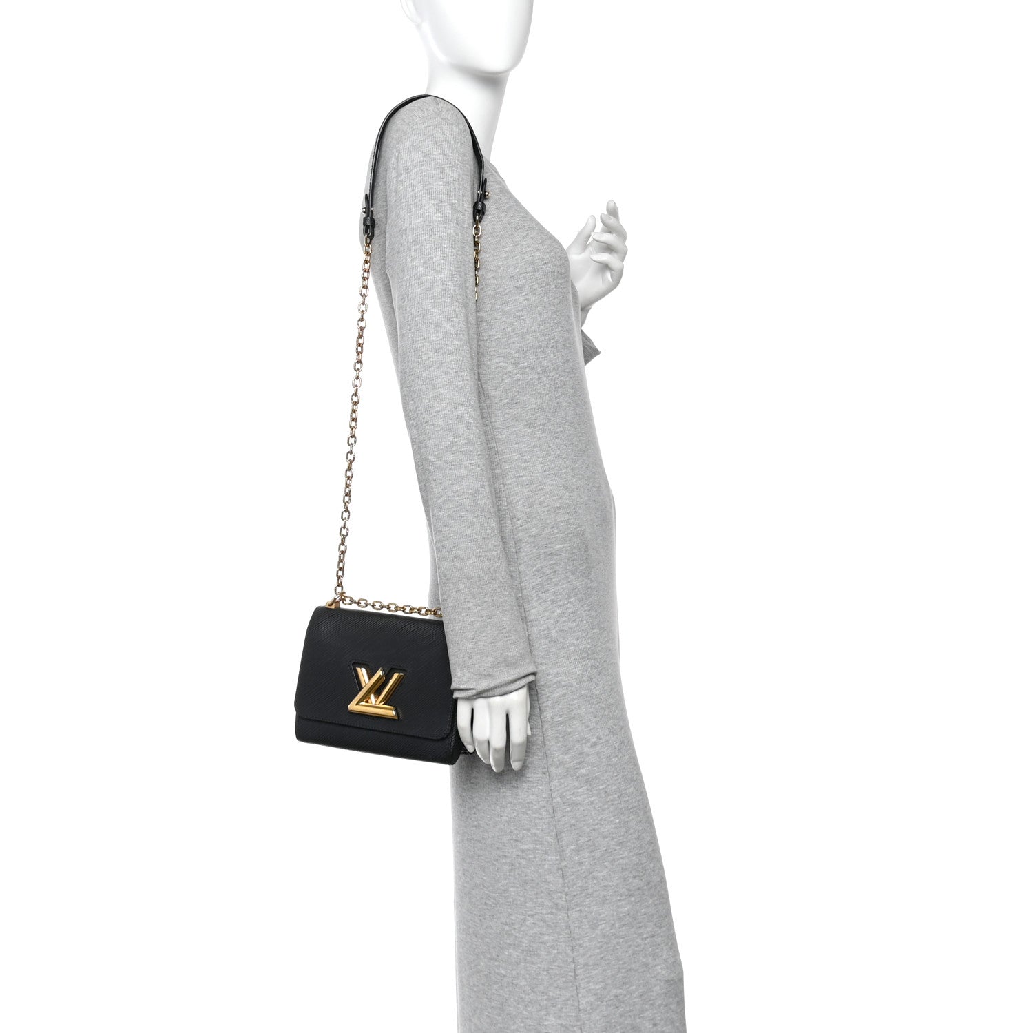 Epi Twist Shoulder Bag PM Black