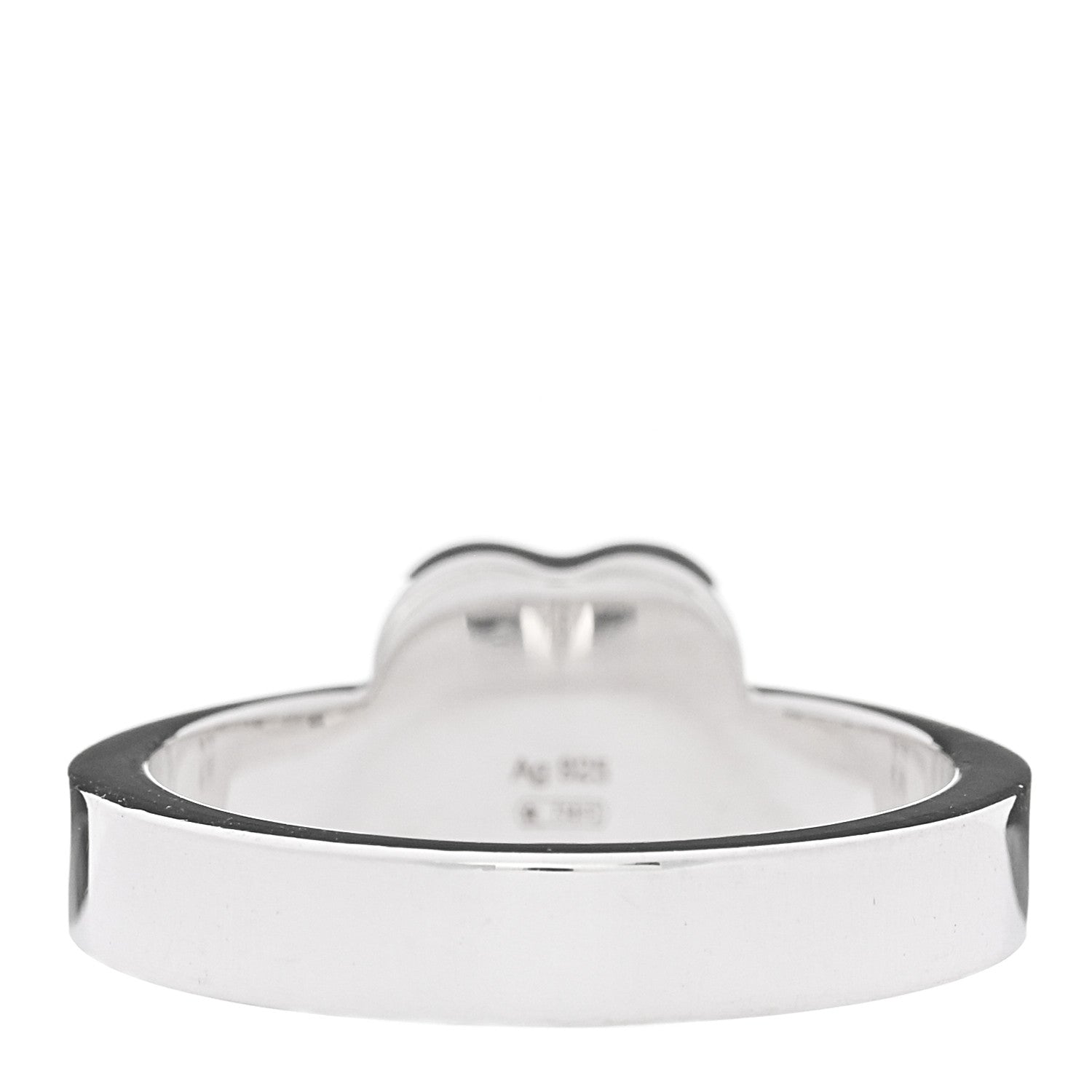 Sterling Silver Trademark Heart Ring 56 7.5