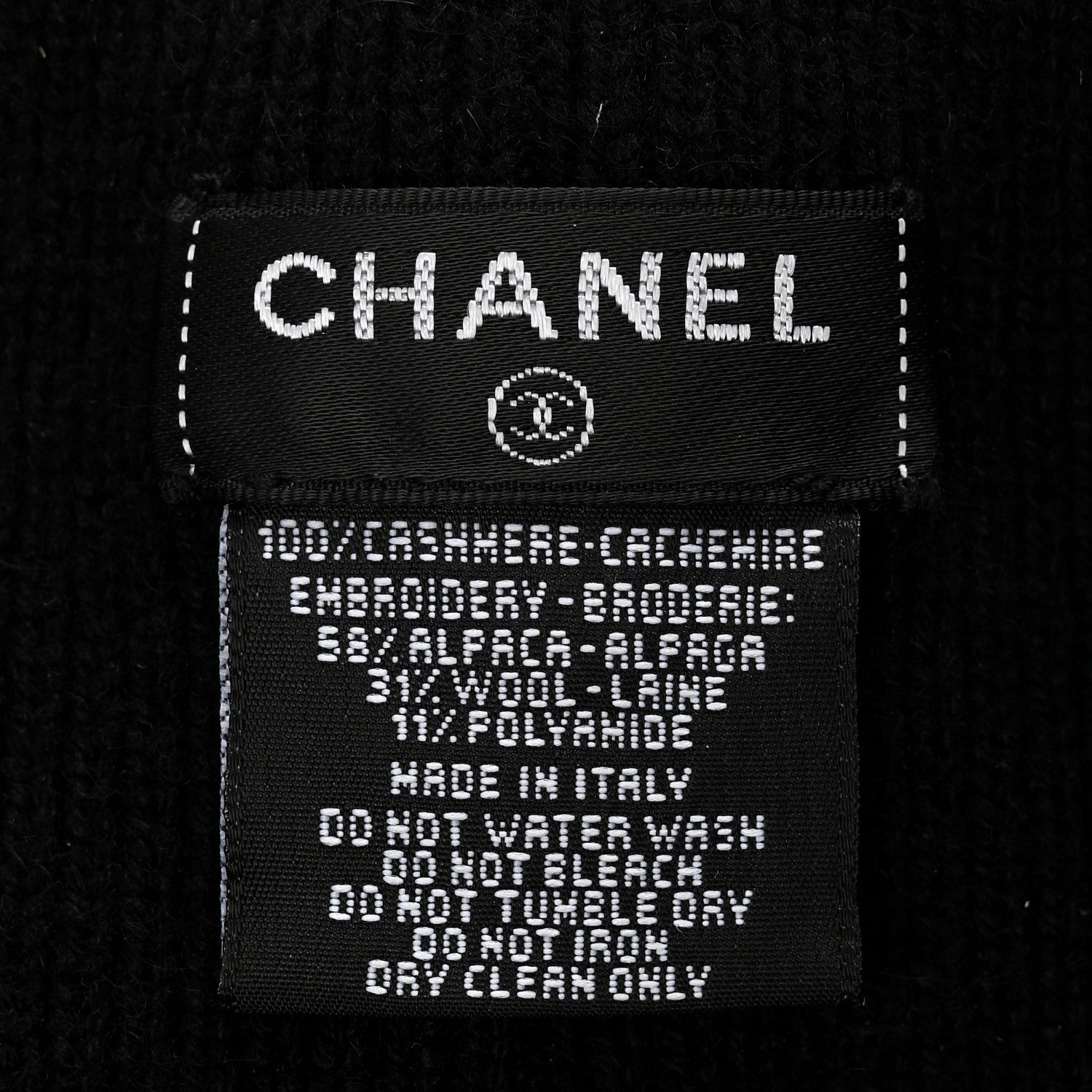 Cashmere CC Headband Black