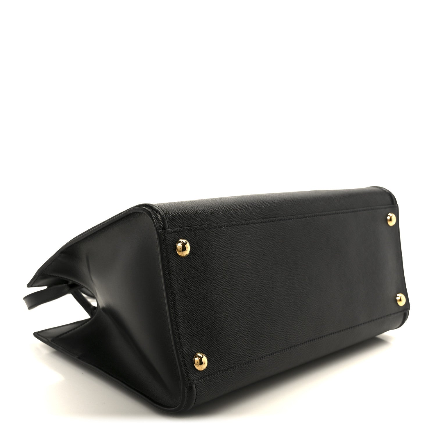 Saffiano Soft Calfskin Tote Black
