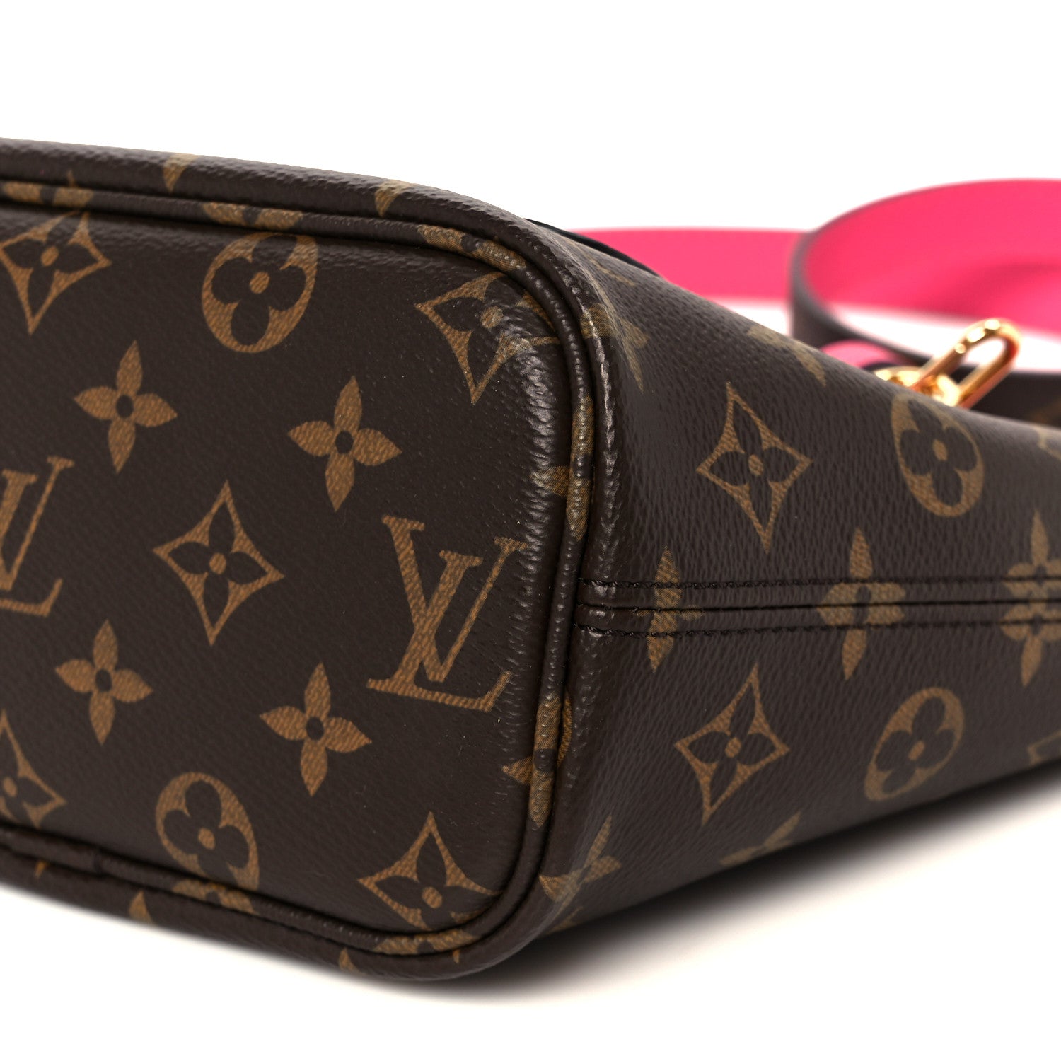 Monogram Neverfull Inside Out Bandouliere BB Rose Pondichery