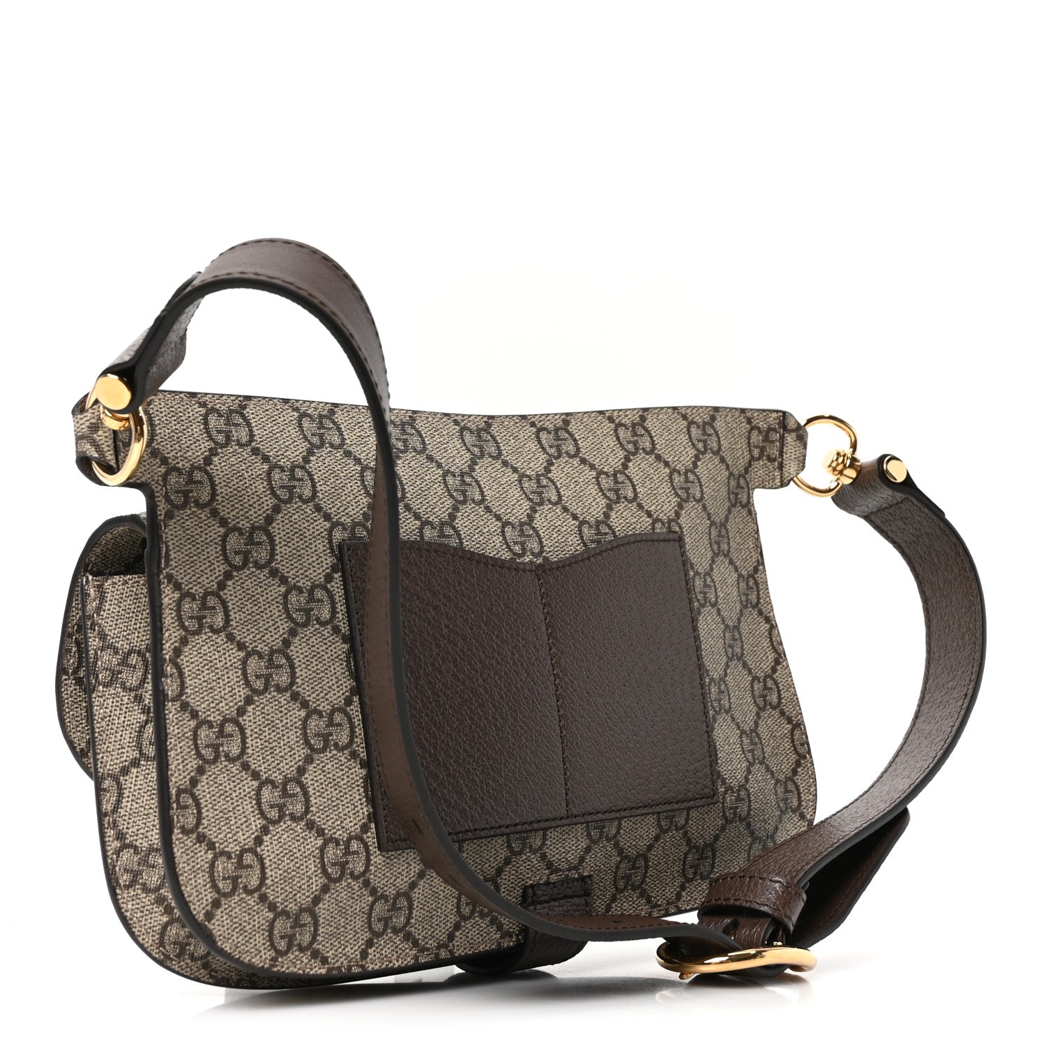 GG Supreme Monogram Textured Dollar Calfskin Blondie Belt Bag Beige Ebony New Acero