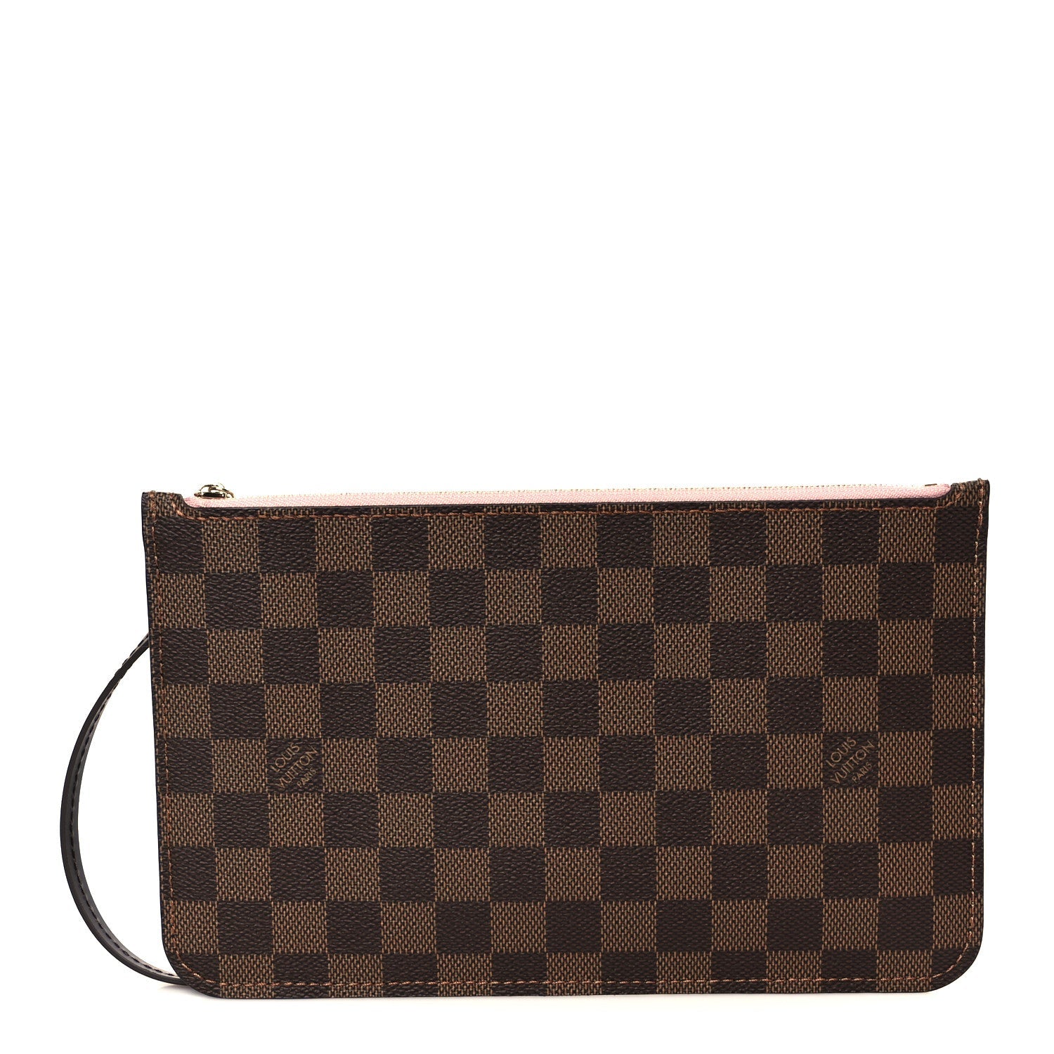 Damier Ebene Neverfull MM GM Pochette Rose Ballerine