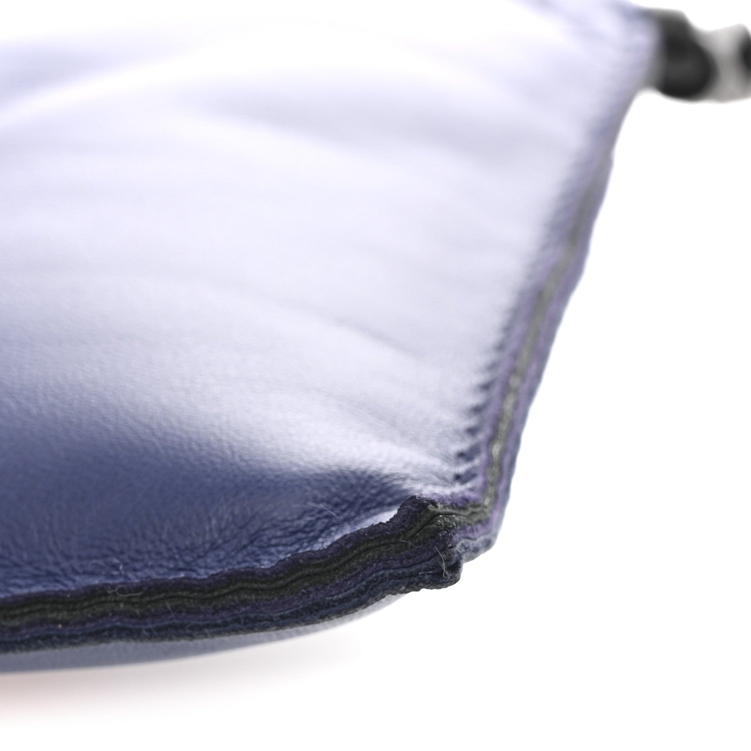 Milo Lambskin Swift Pilo Phone Case Bleu Saphir Black