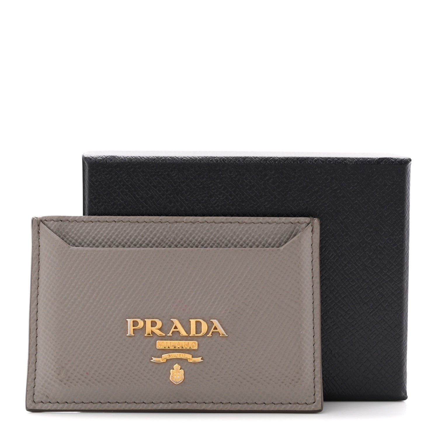 Saffiano Metal Card Case Argilla