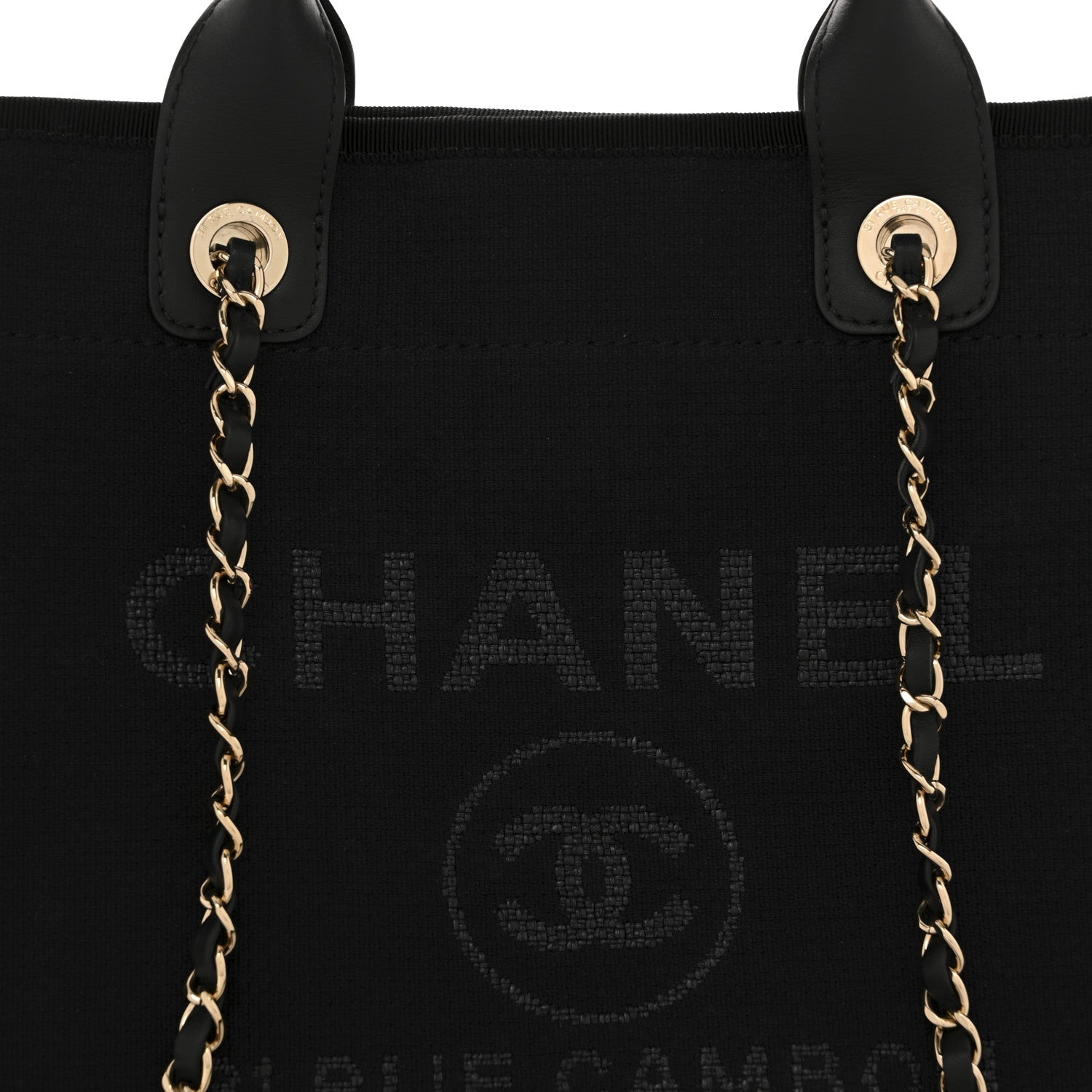 Mixed Fibers Small Deauville Tote Black