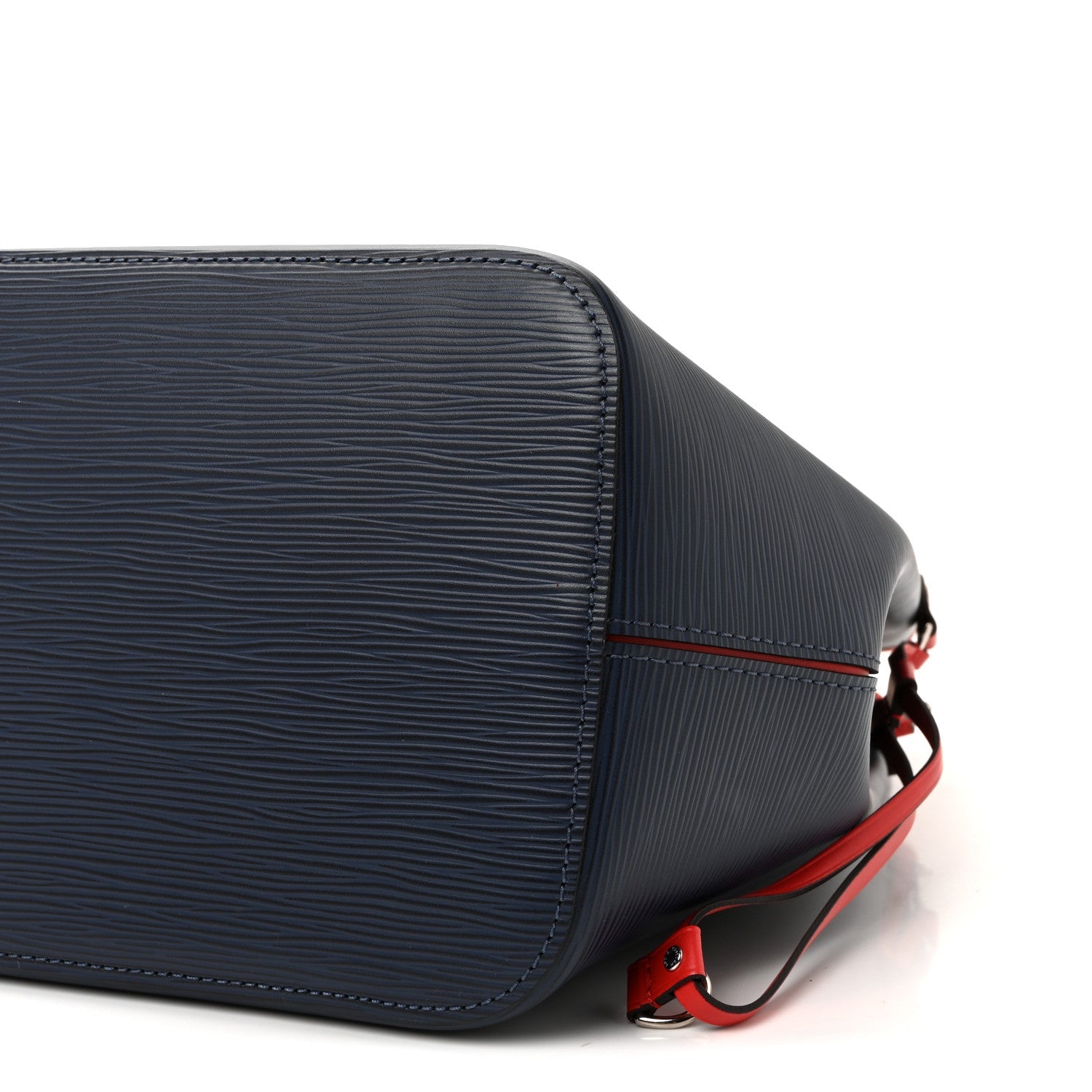Epi Neverfull MM Indigo Coquelicot