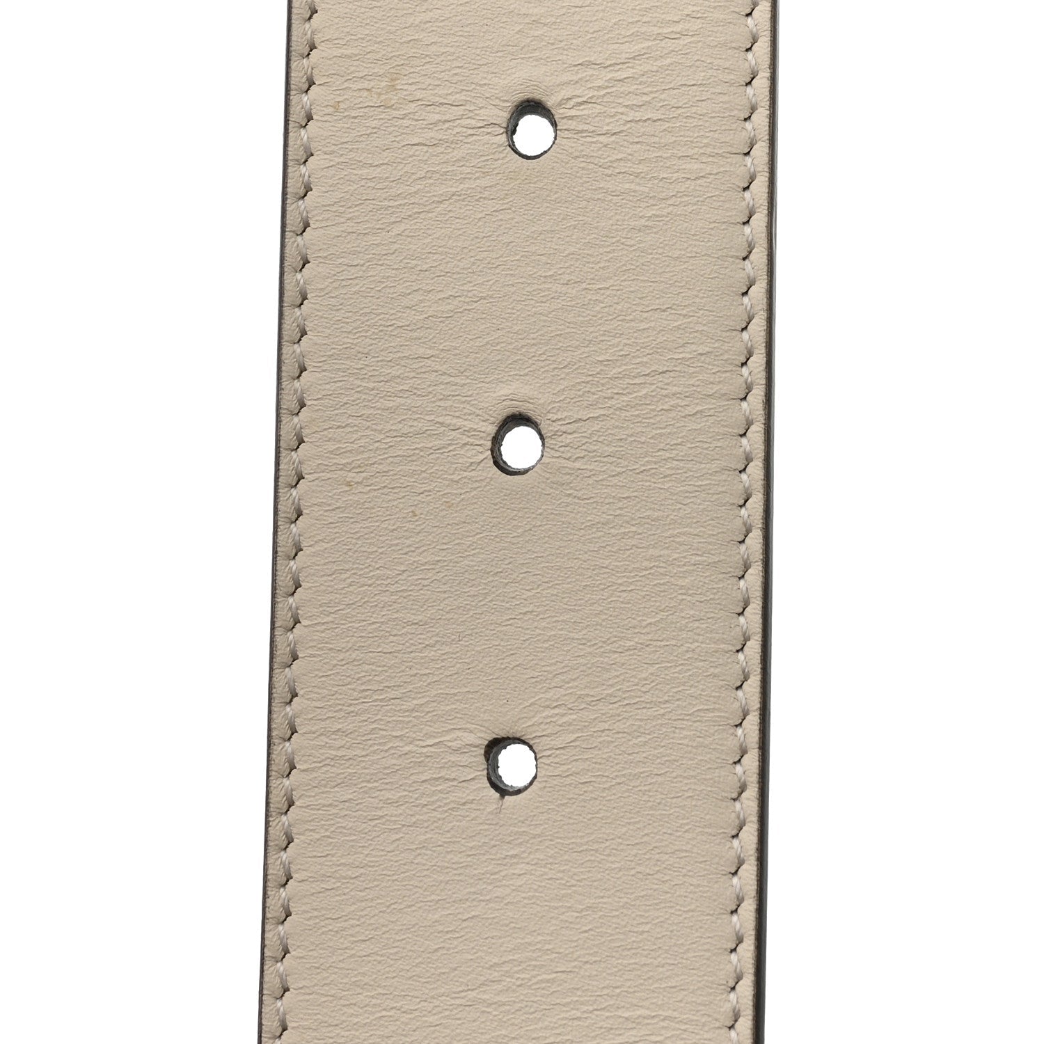 Calfskin Double G 40mm Belt 80 32 Mystic White