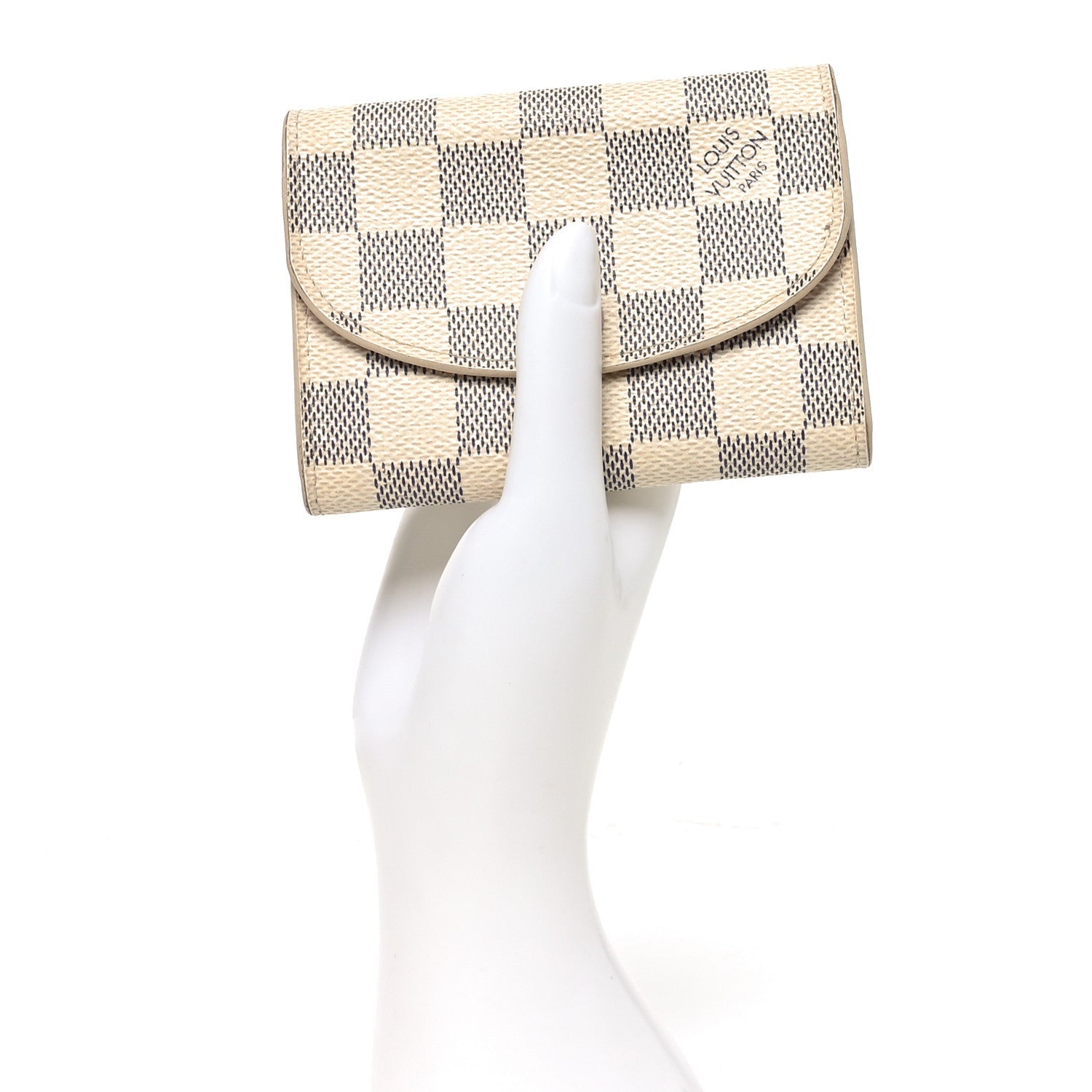 Damier Azur Rosalie Coin Purse Rose Ballerine
