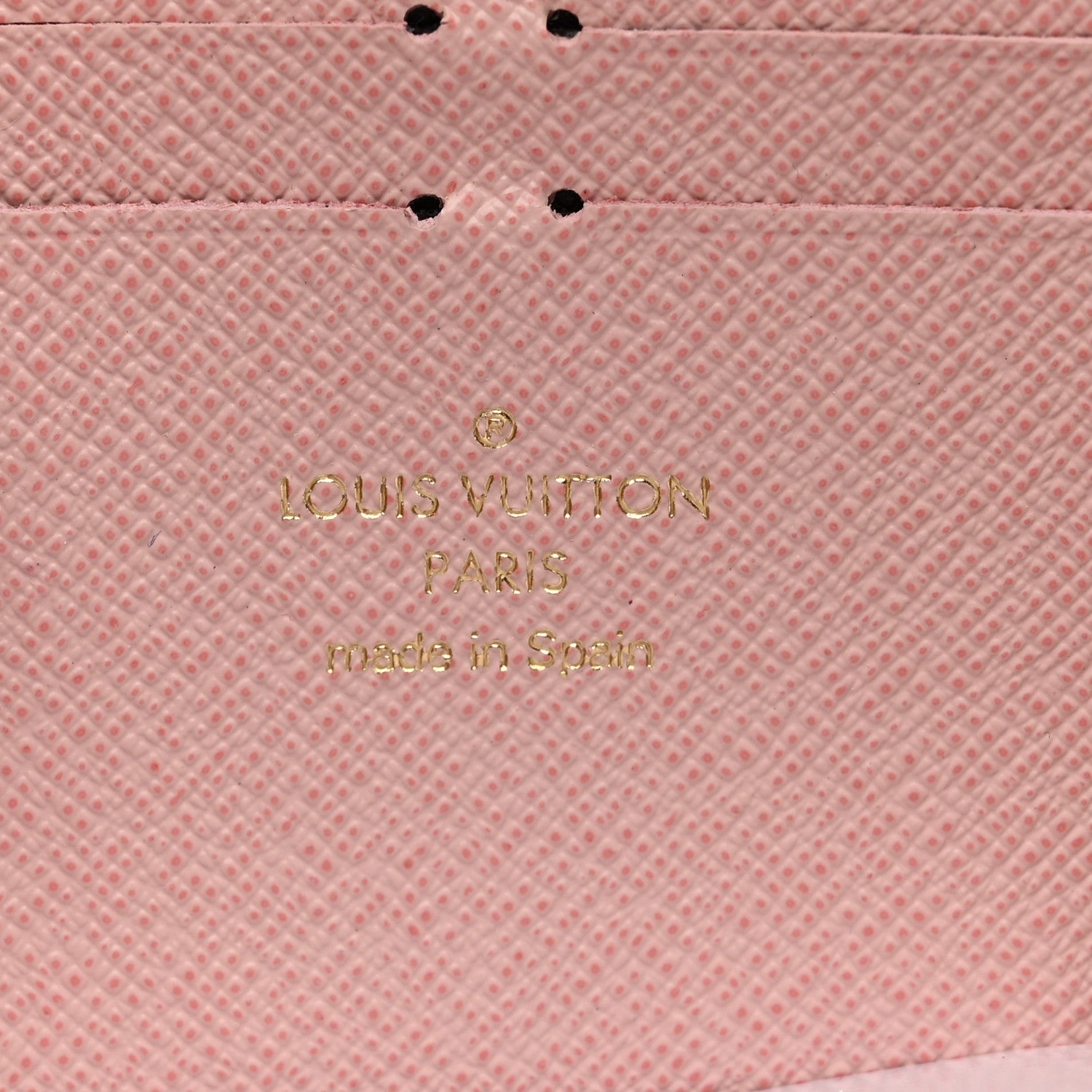 Damier Azur Clemence Wallet Rose Ballerine