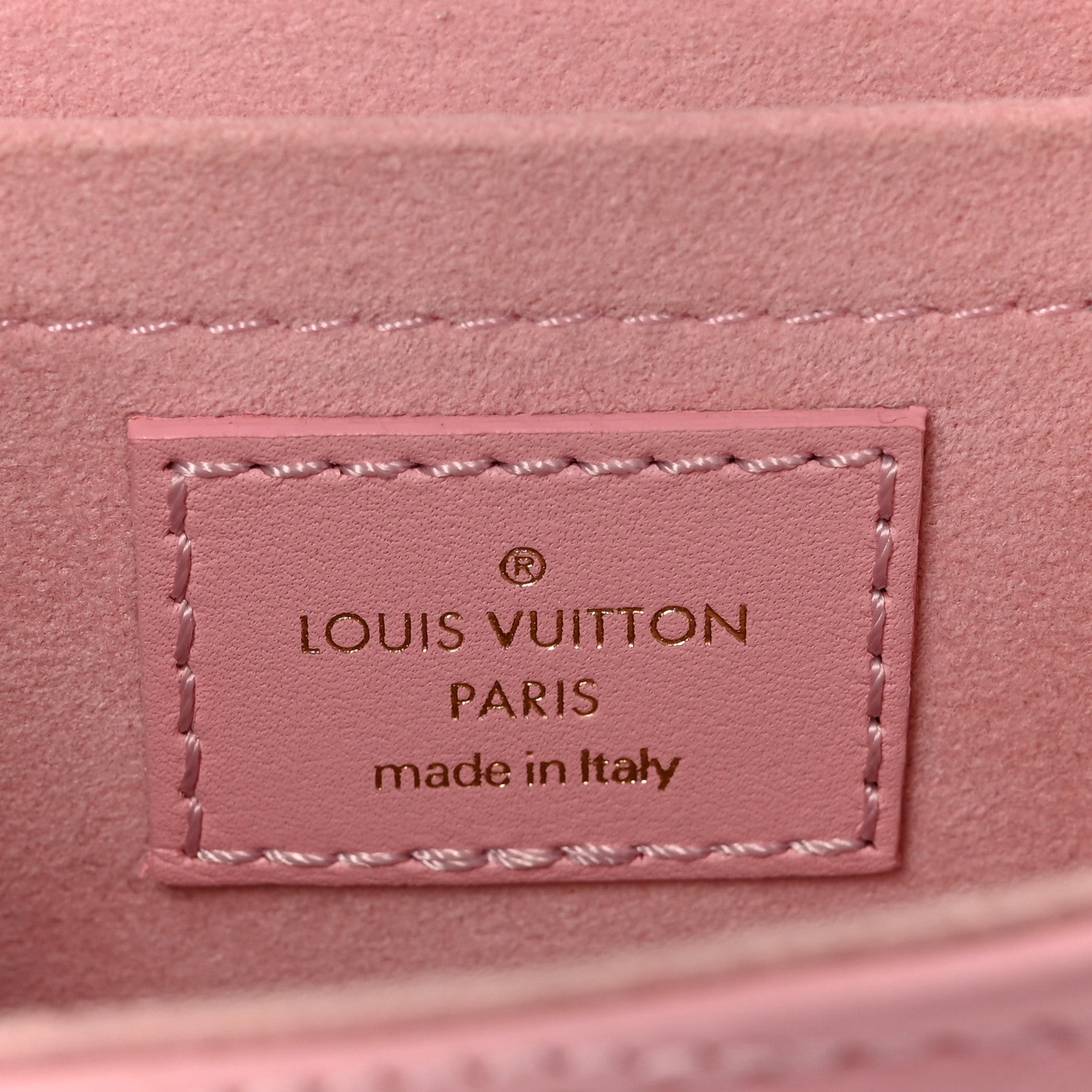 Calfskin Leopard Print New Wave Chain PM Light Pink