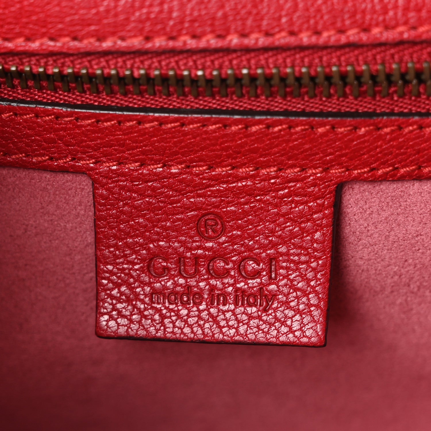 Calfskin Osiride Future Top Handle Bag Red