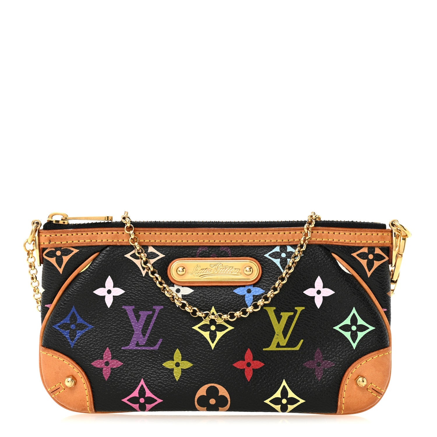 Monogram Multicolor Pochette Milla MM Black