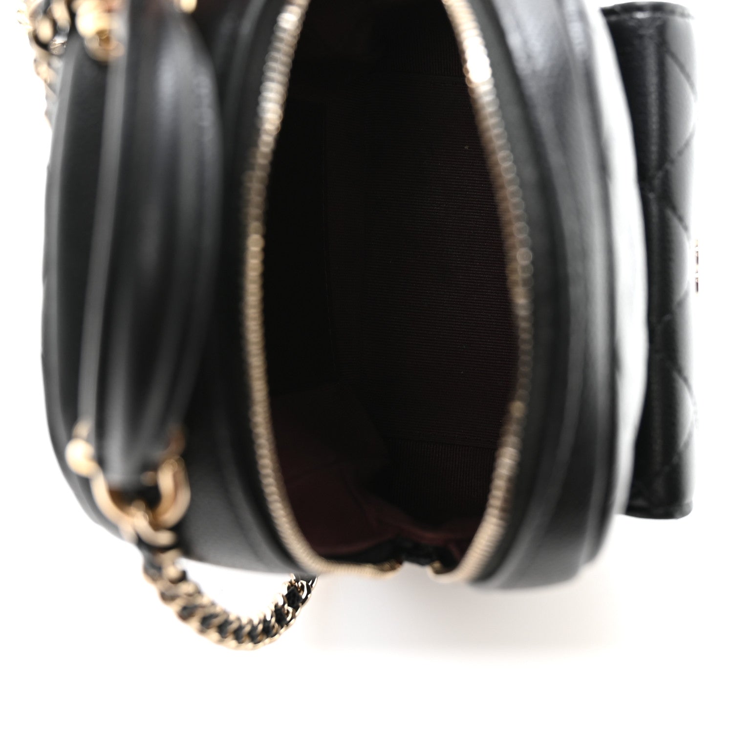 Caviar Quilted CC Mini Classic Backpack Black