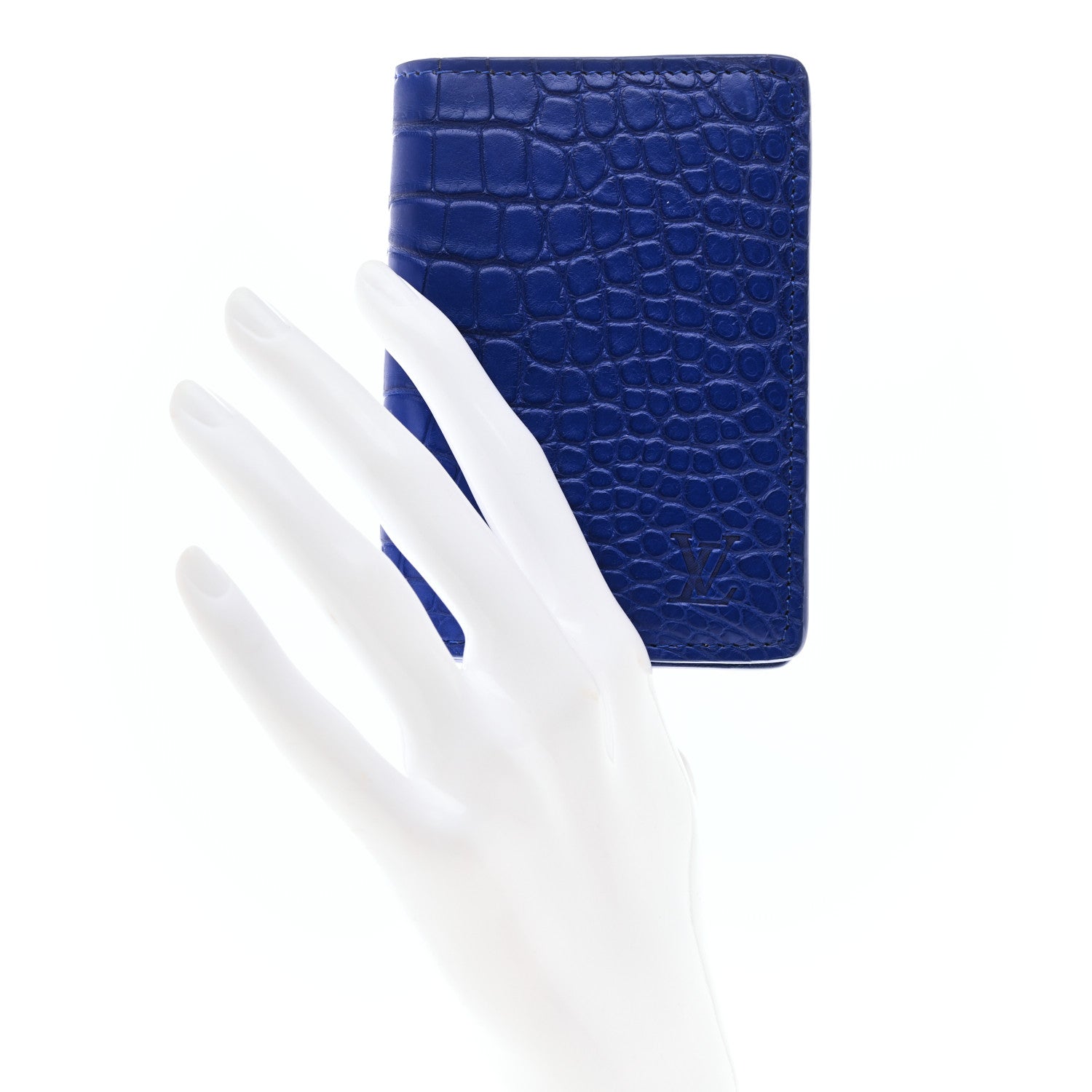 Crocodile Pocket Organizer Bleu De Methylene