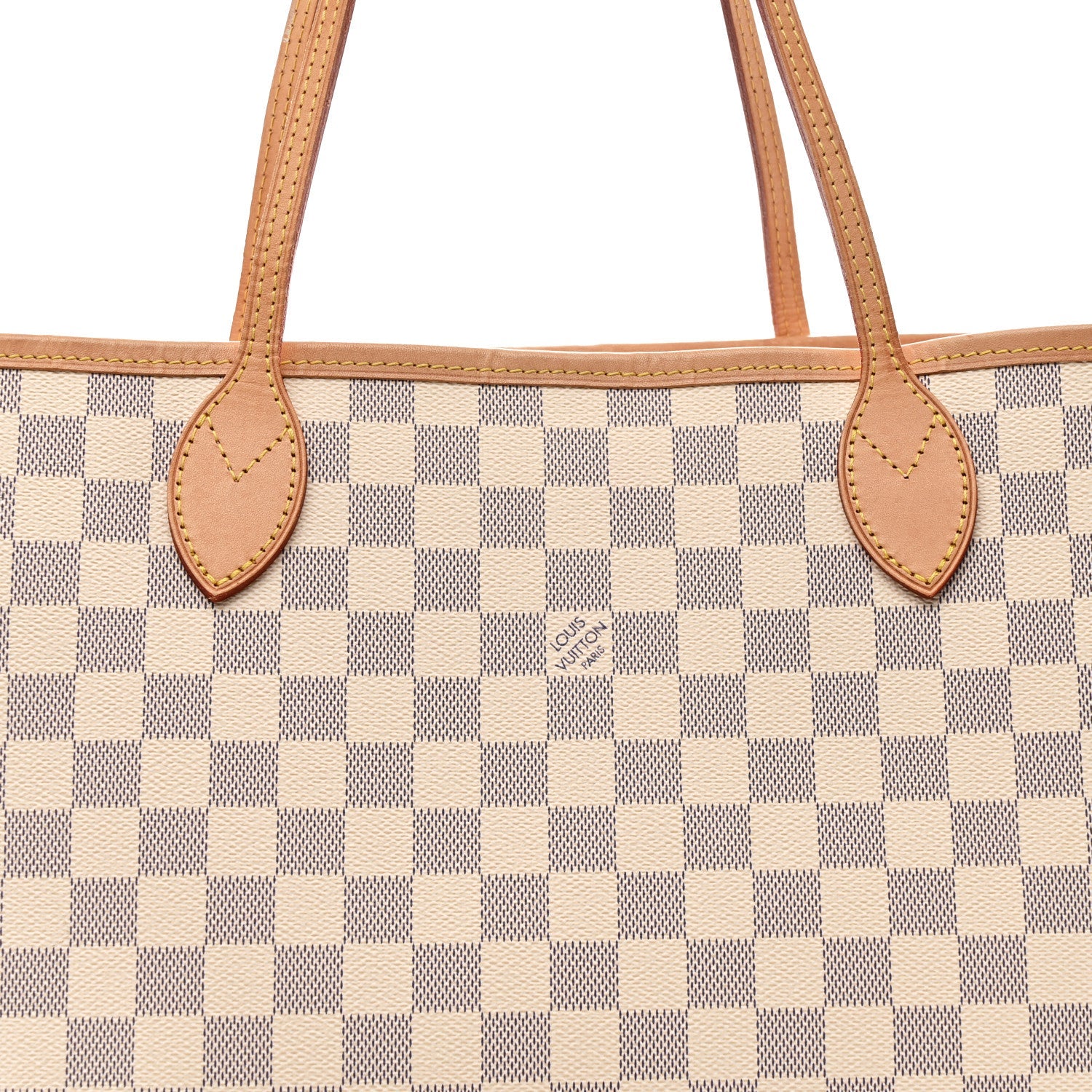 Damier Azur Neo Neverfull MM Rose Ballerine