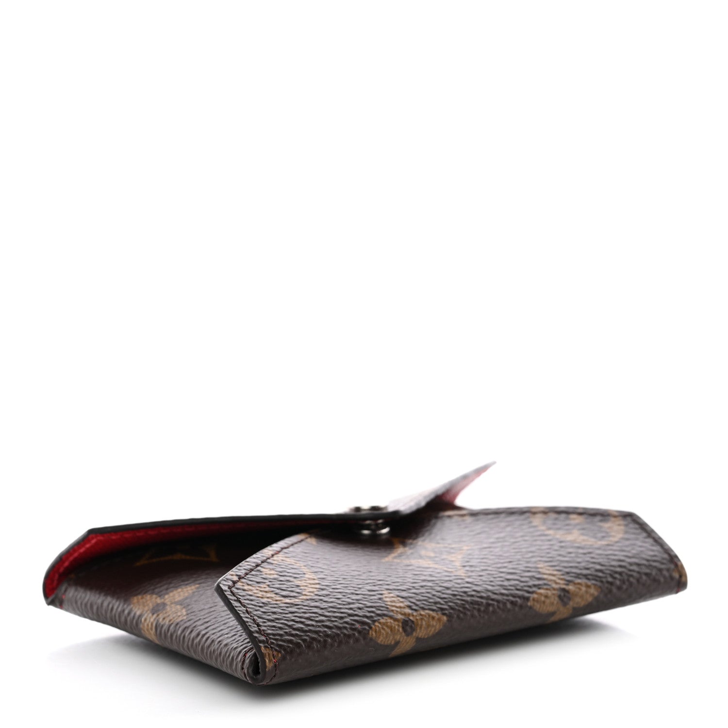 Monogram LV Colormania Kirigami Card Holder Sari Red