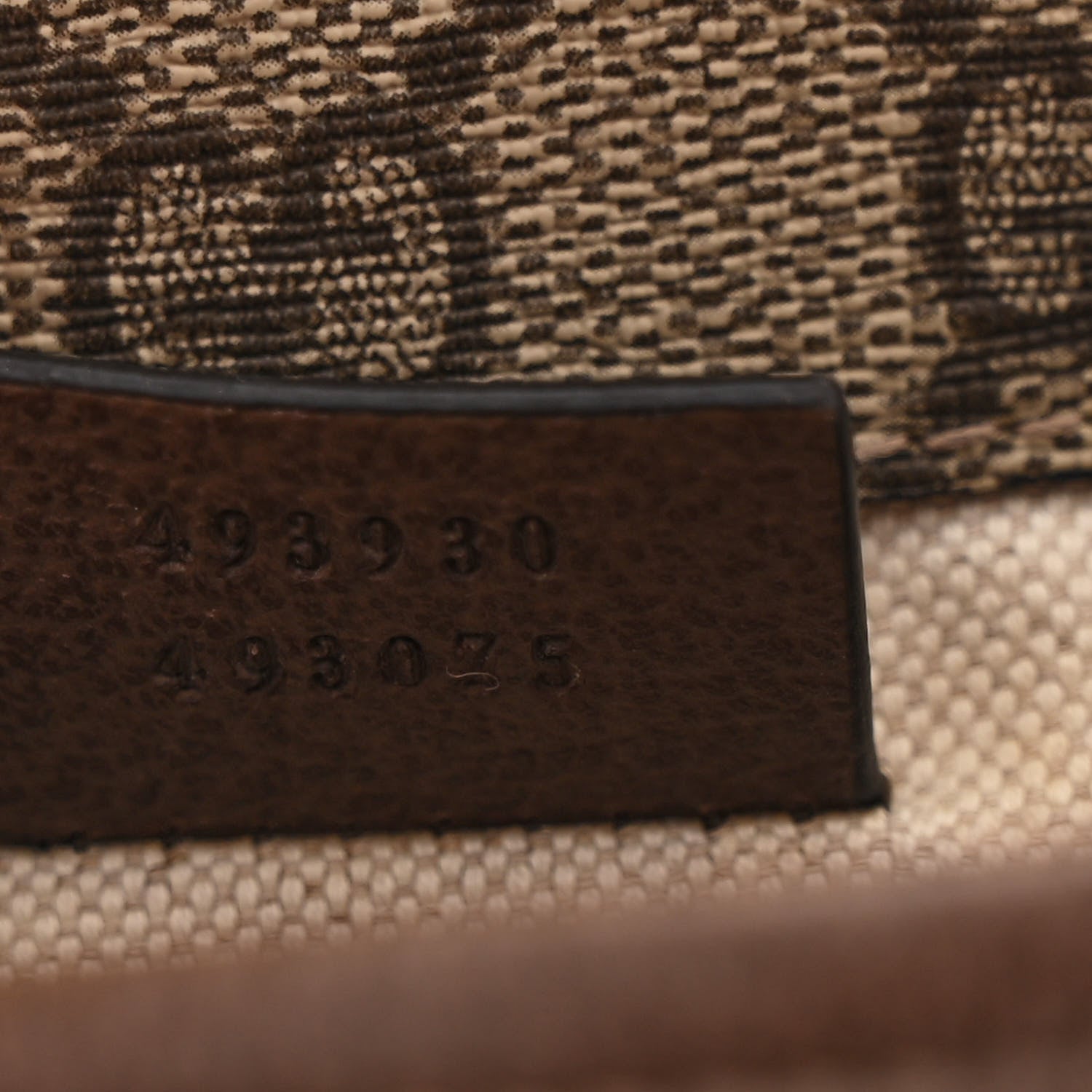 GG Supreme Monogram Neo Vintage Web Belt Bag Brown