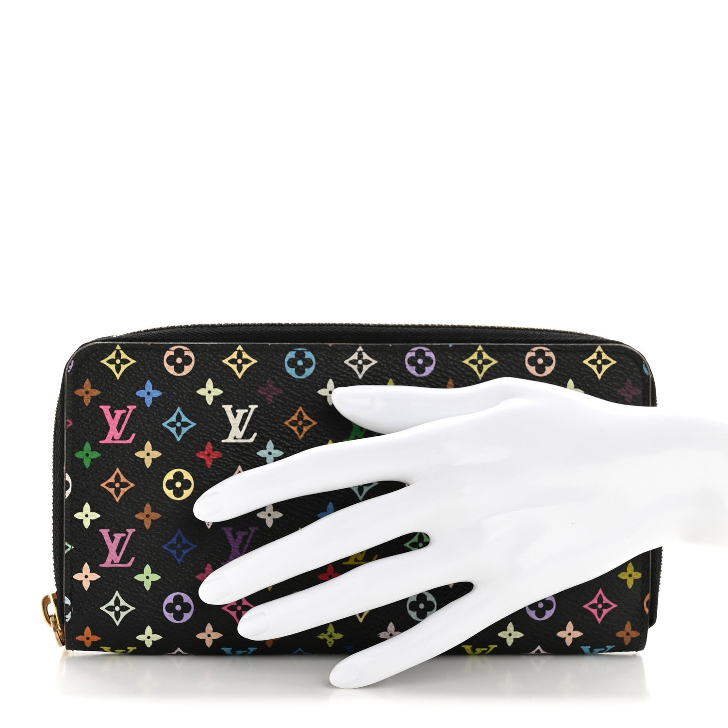 Monogram Multicolor Zippy Wallet Black Grenade