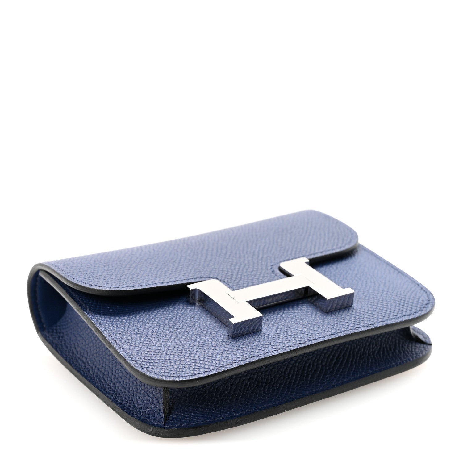 Epsom Constance Slim Wallet Bleu Saphir
