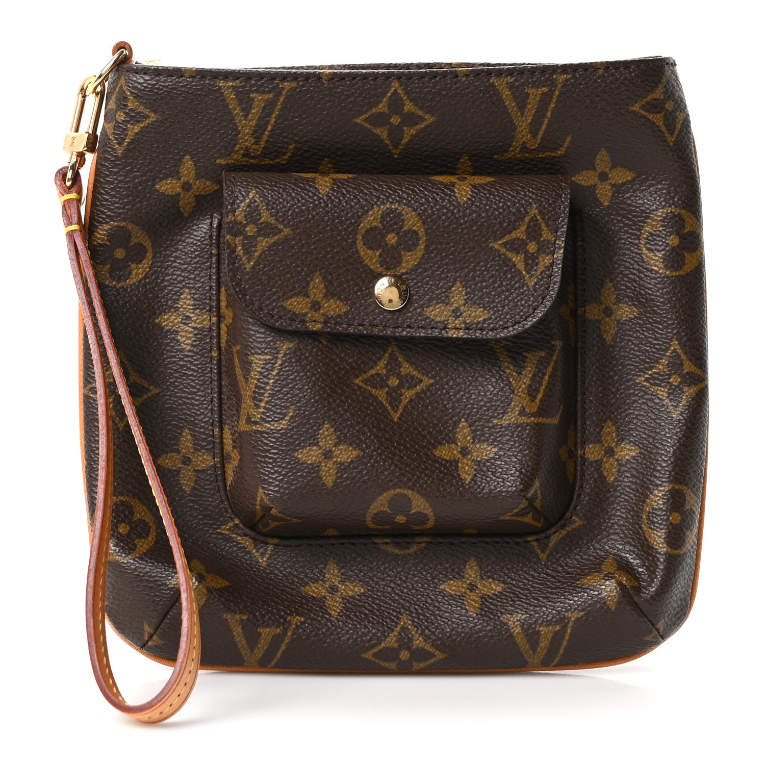 Monogram Partition Wristlet