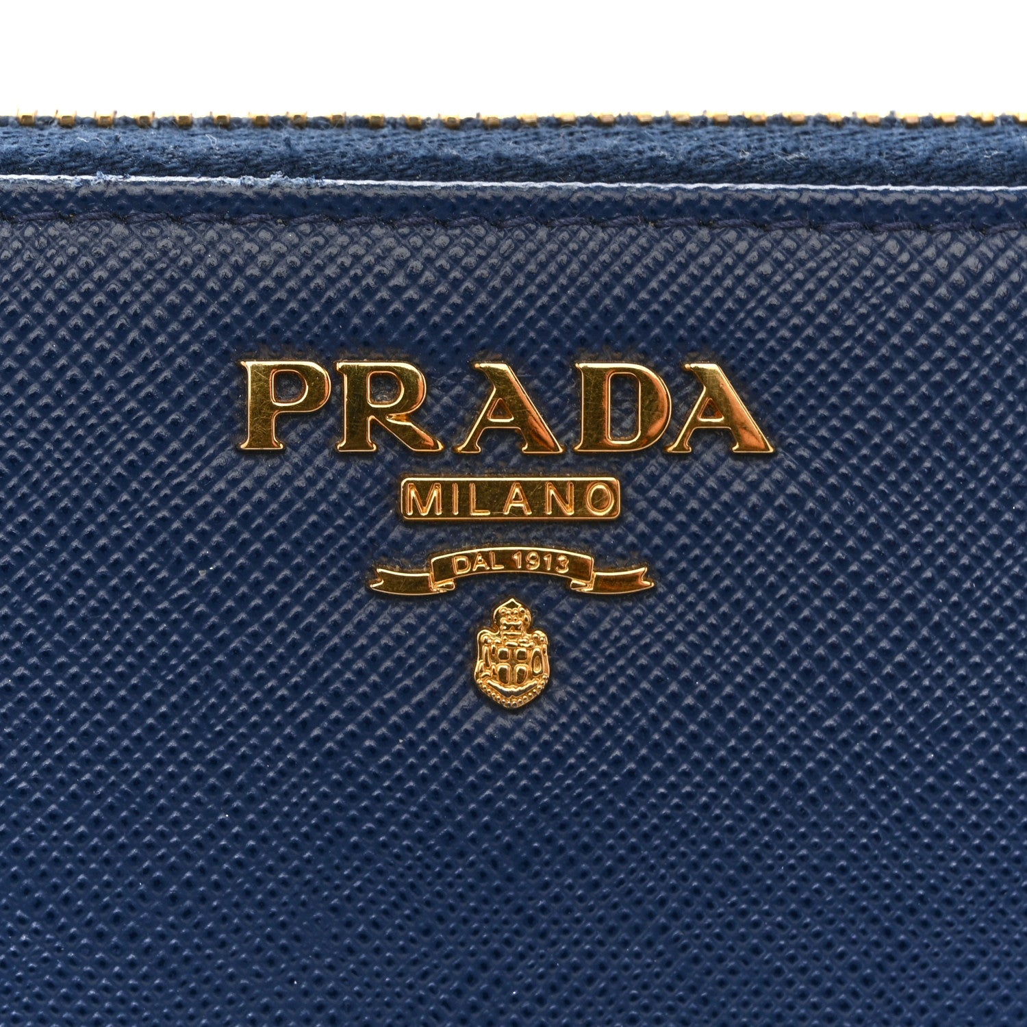 Saffiano Metal Zip Around Wallet Baltico