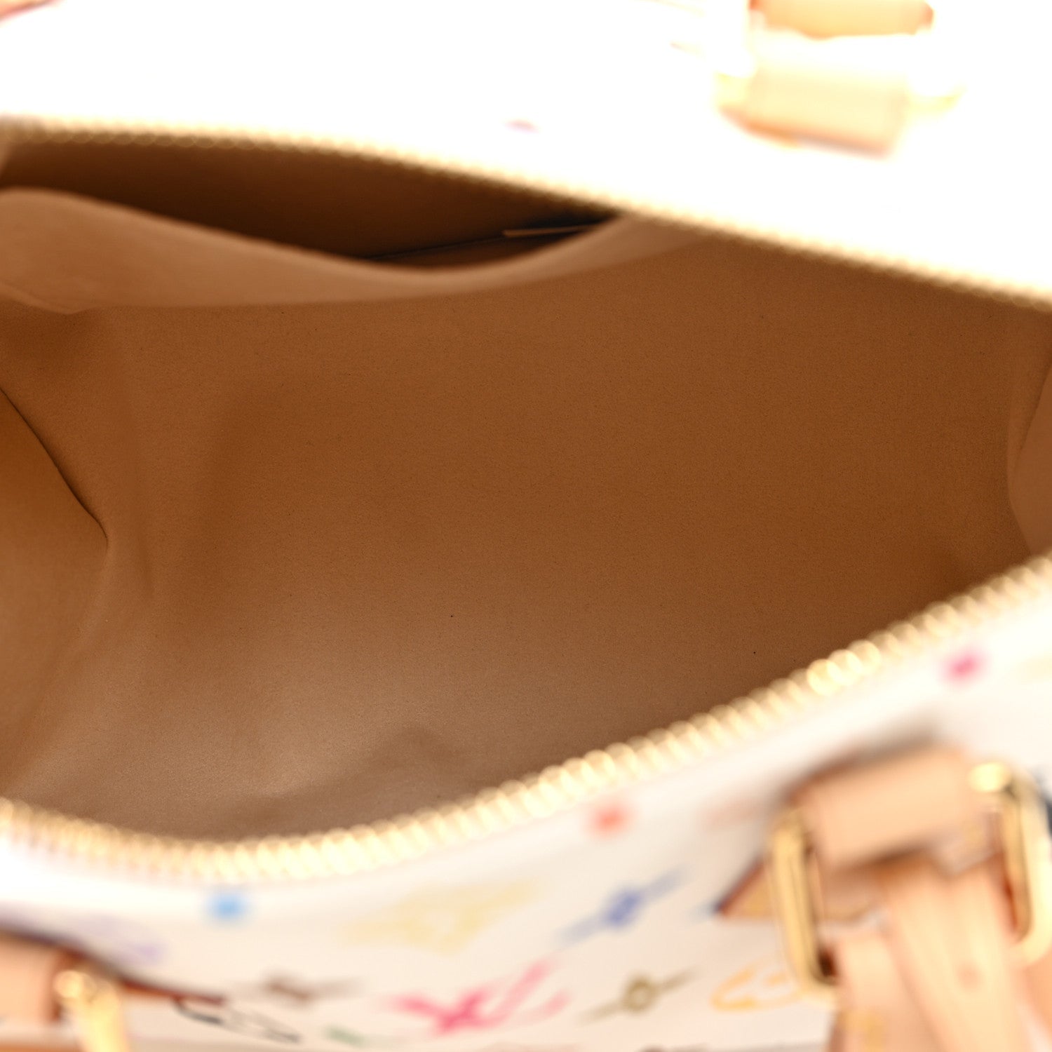 LV X TM Monogram Multicolor Speedy Bandouliere 25 White
