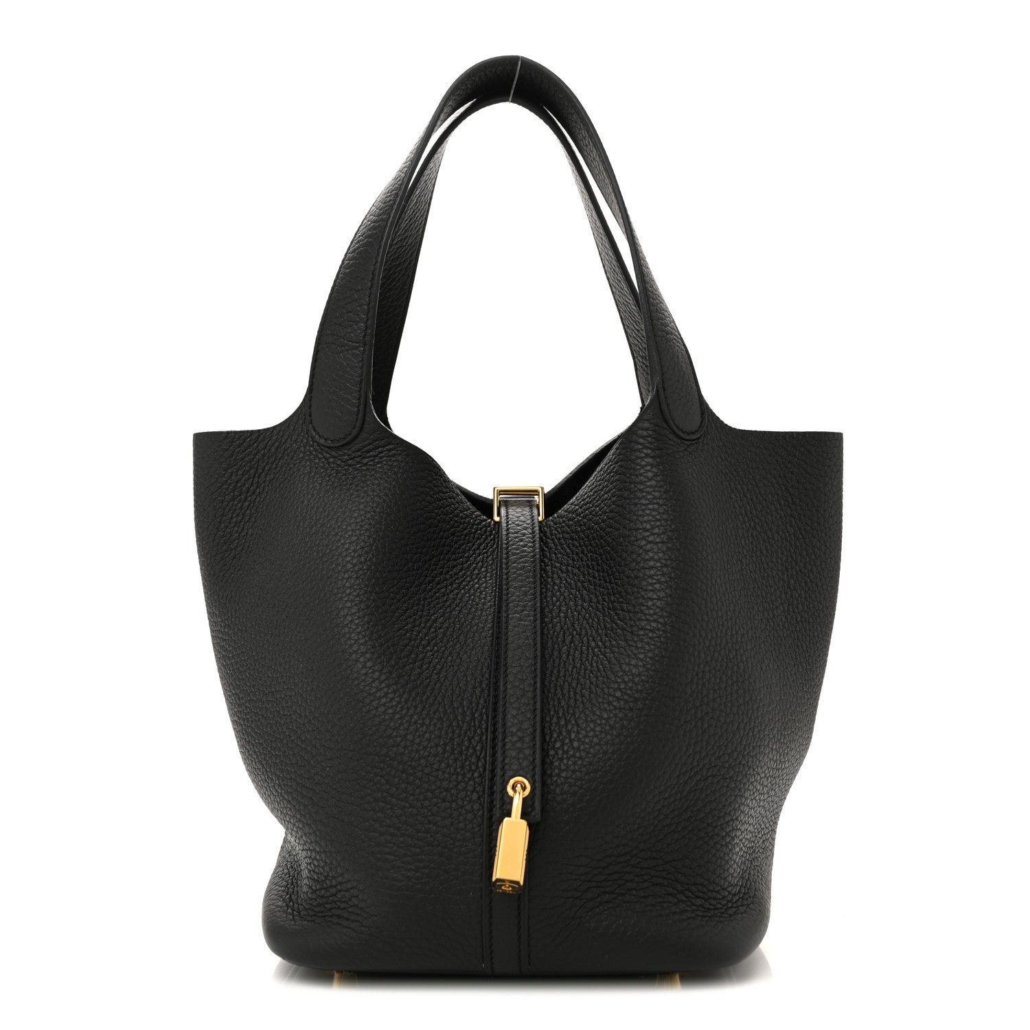 Taurillon Clemence Picotin Lock 22 MM Black