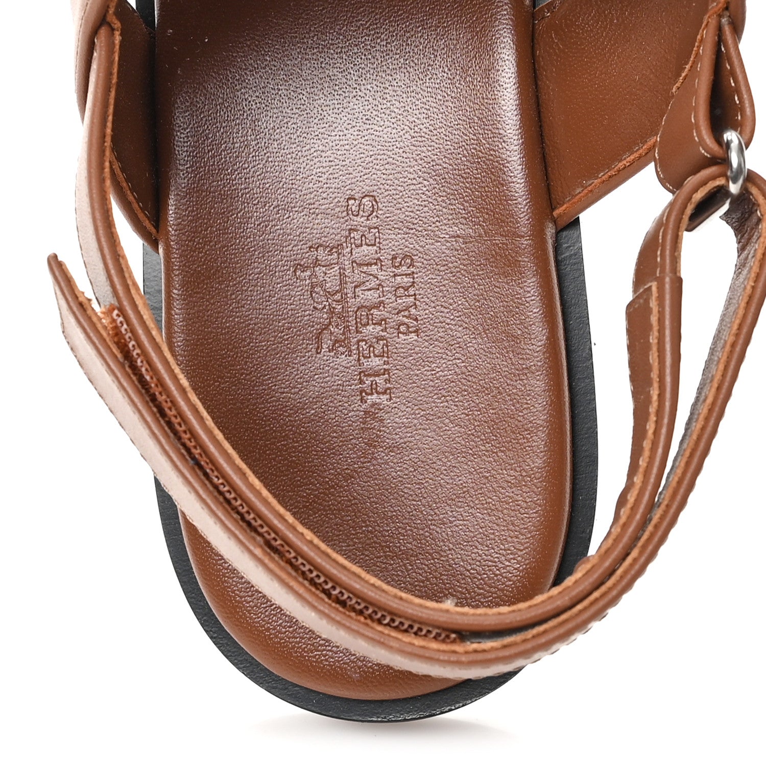 Calfskin Womens Ines Sandals 38 Gold