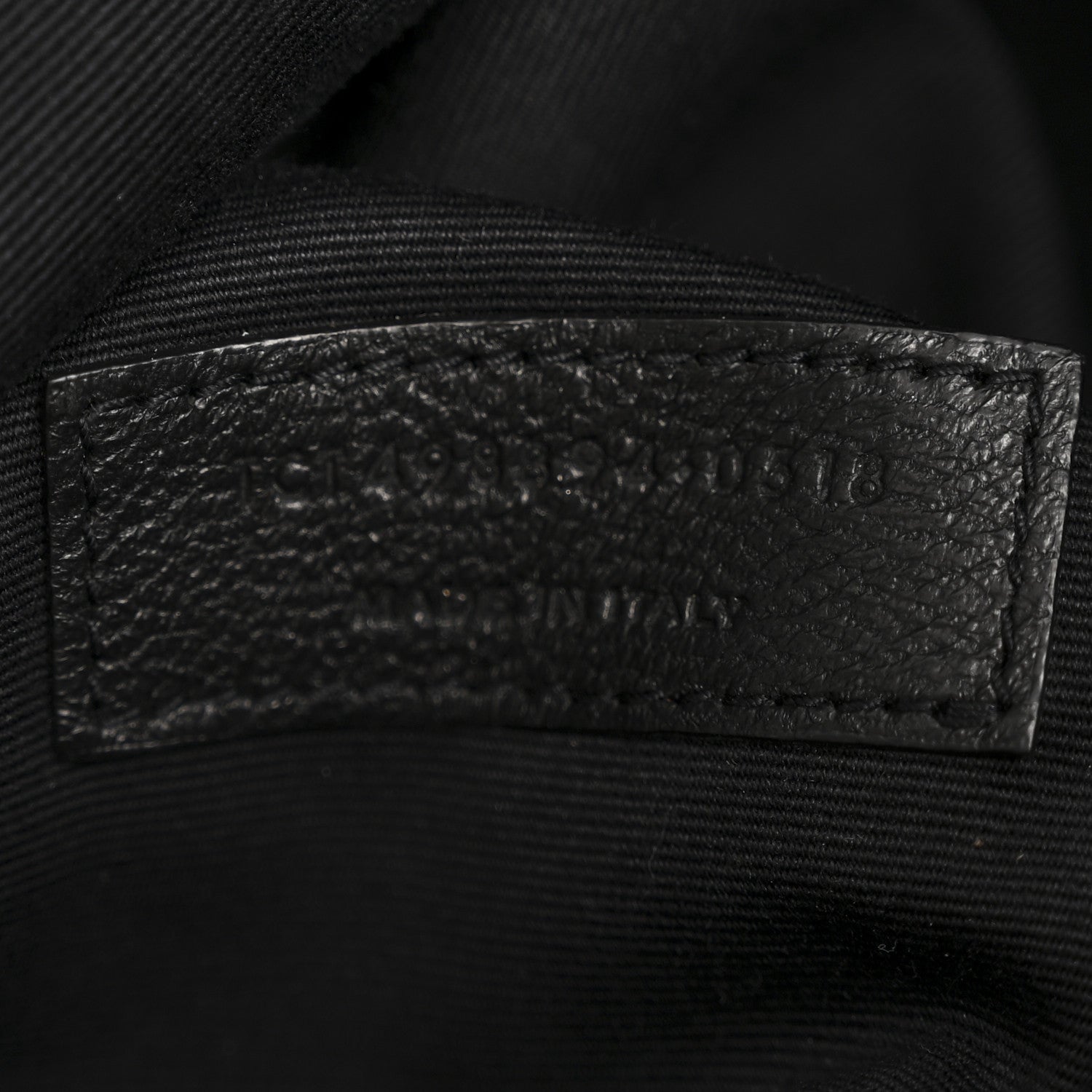 Crinkled Calfskin Matelasse Monogram Medium Niki Chain Satchel Black