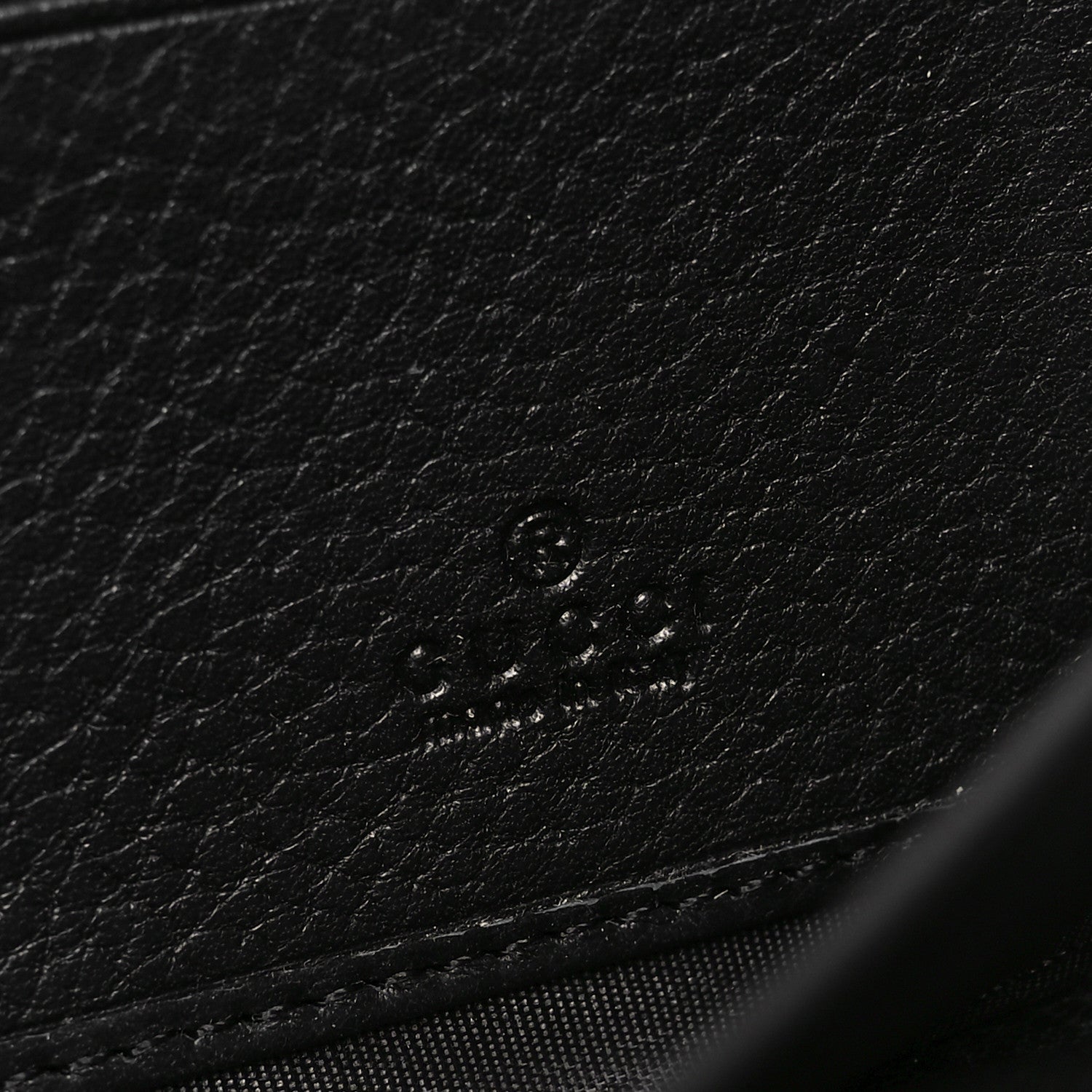 Pebbled Calfskin Soho Zip Around Wallet Black
