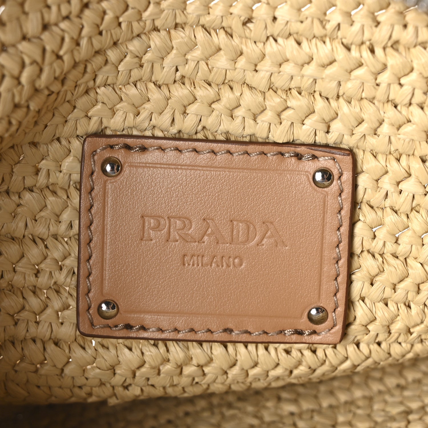 Yarn Raffia Effect Crochet Belt Bag Naturale