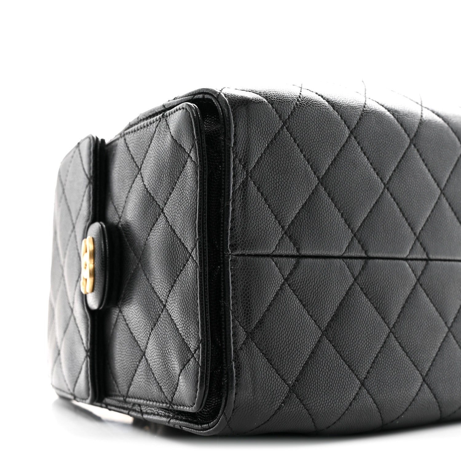 Caviar Quilted Small Chanel 25 Handbag Black