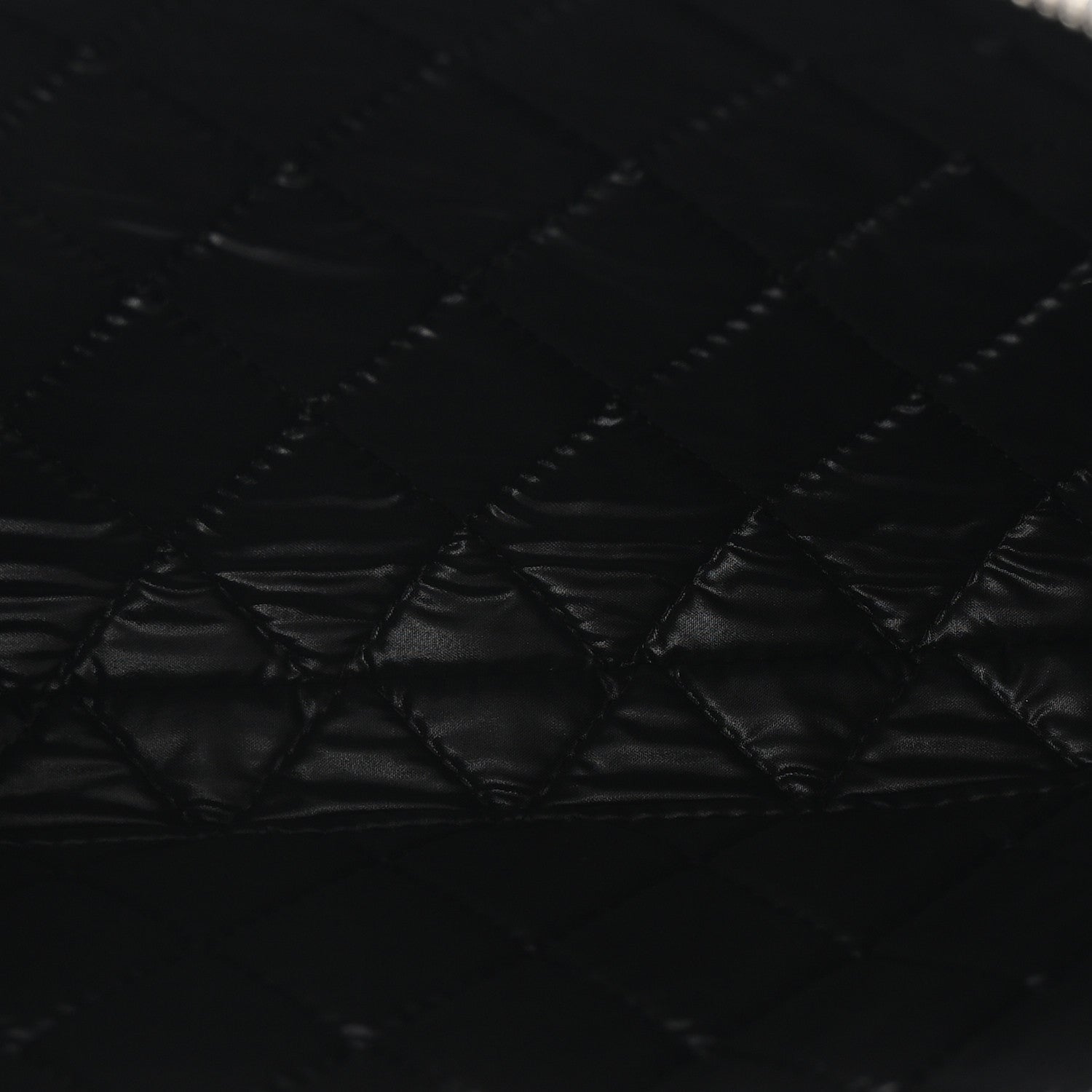 Metallic Calfskin Keyboard Pouch Black