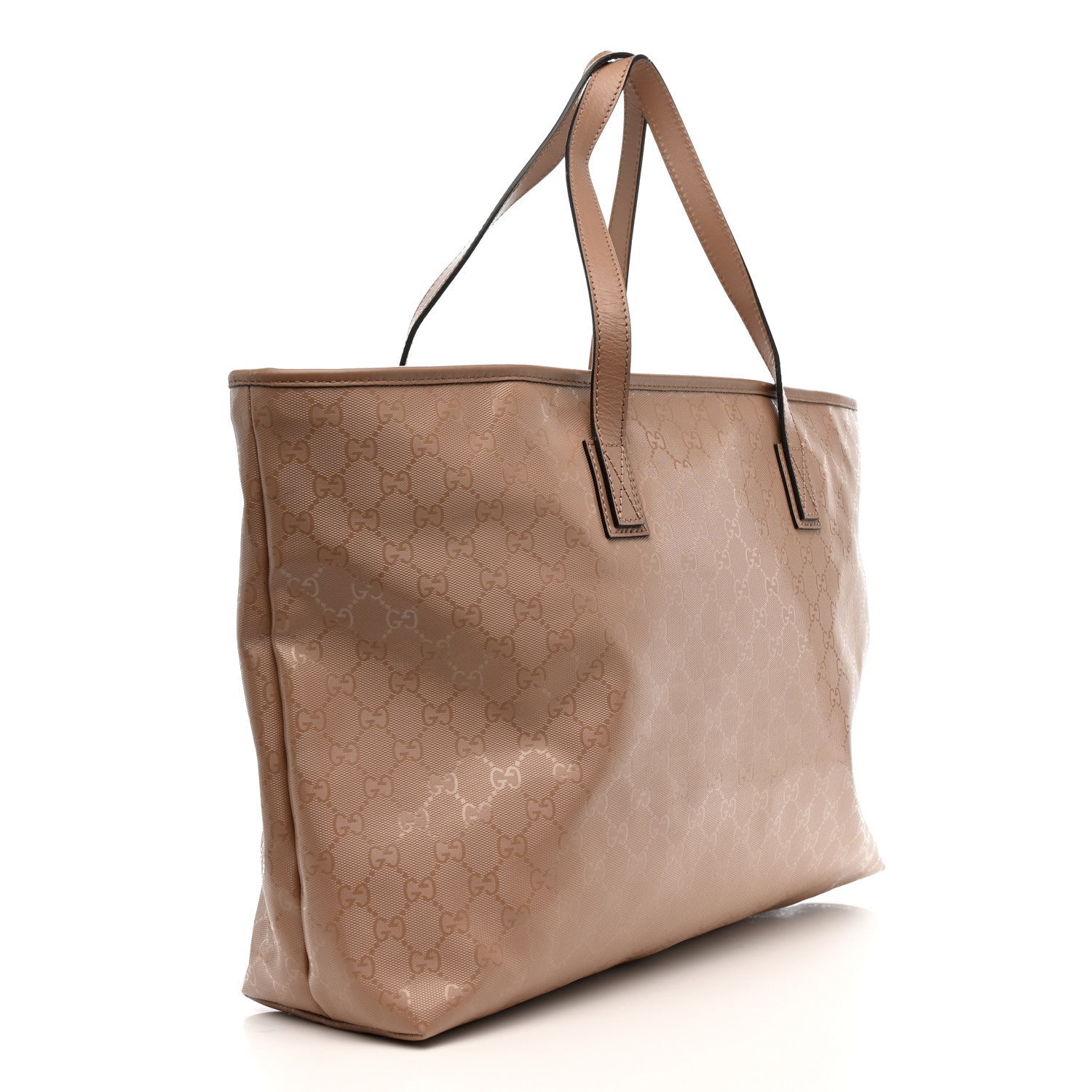 Imprime Monogram Large Zippered Shopping Tote Winter Rose