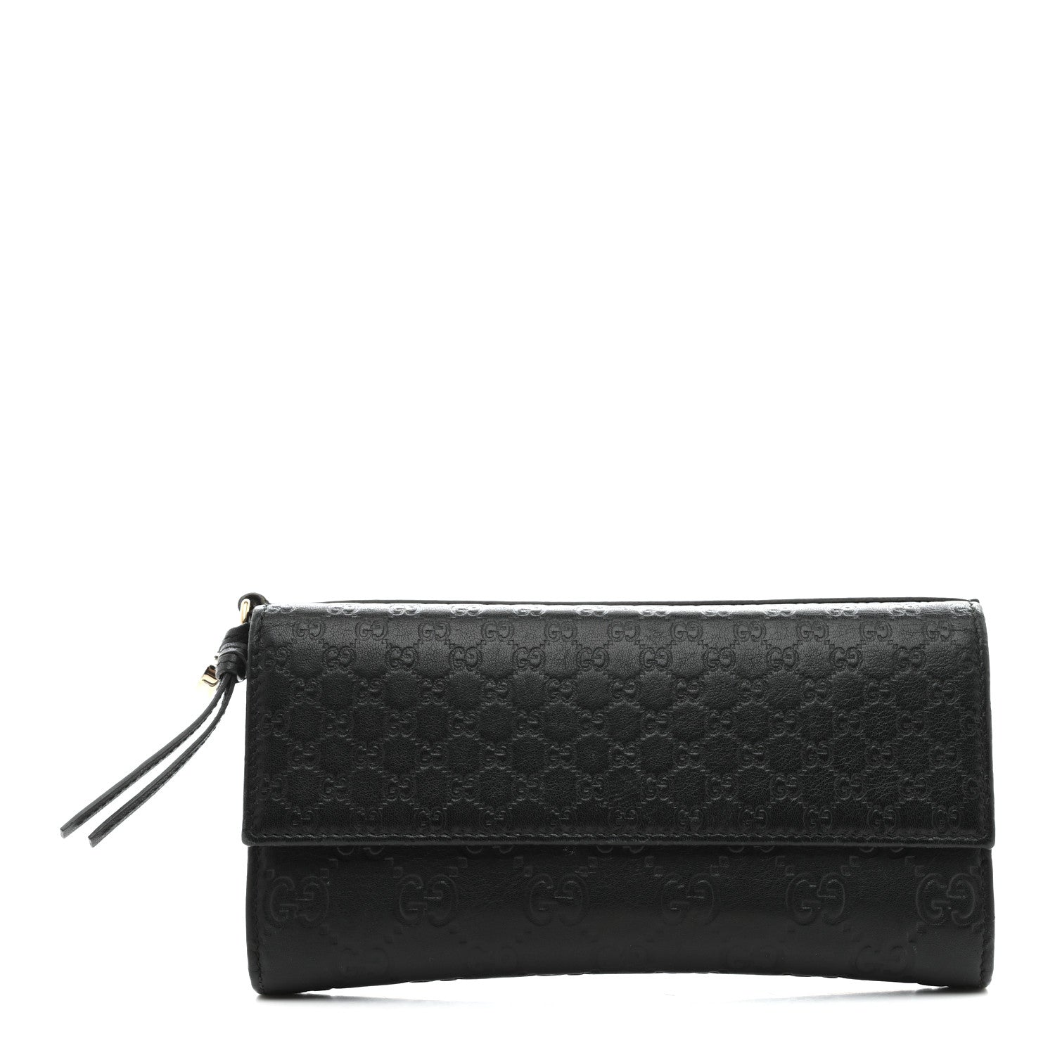 Guccissima Signature Microguccissima Bree Continental Wallet Black