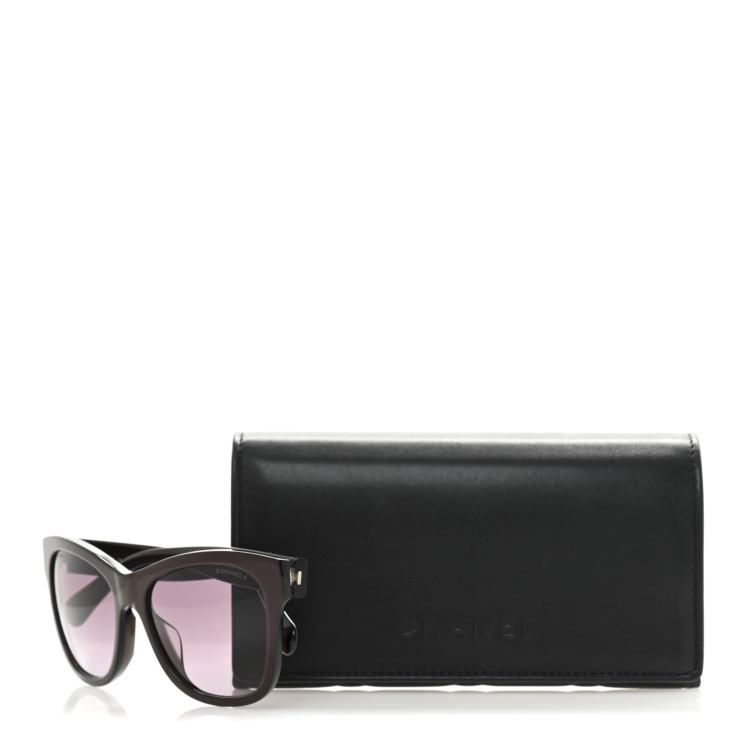 Acetate Polarized Square CC Sunglasses 5380 Purple