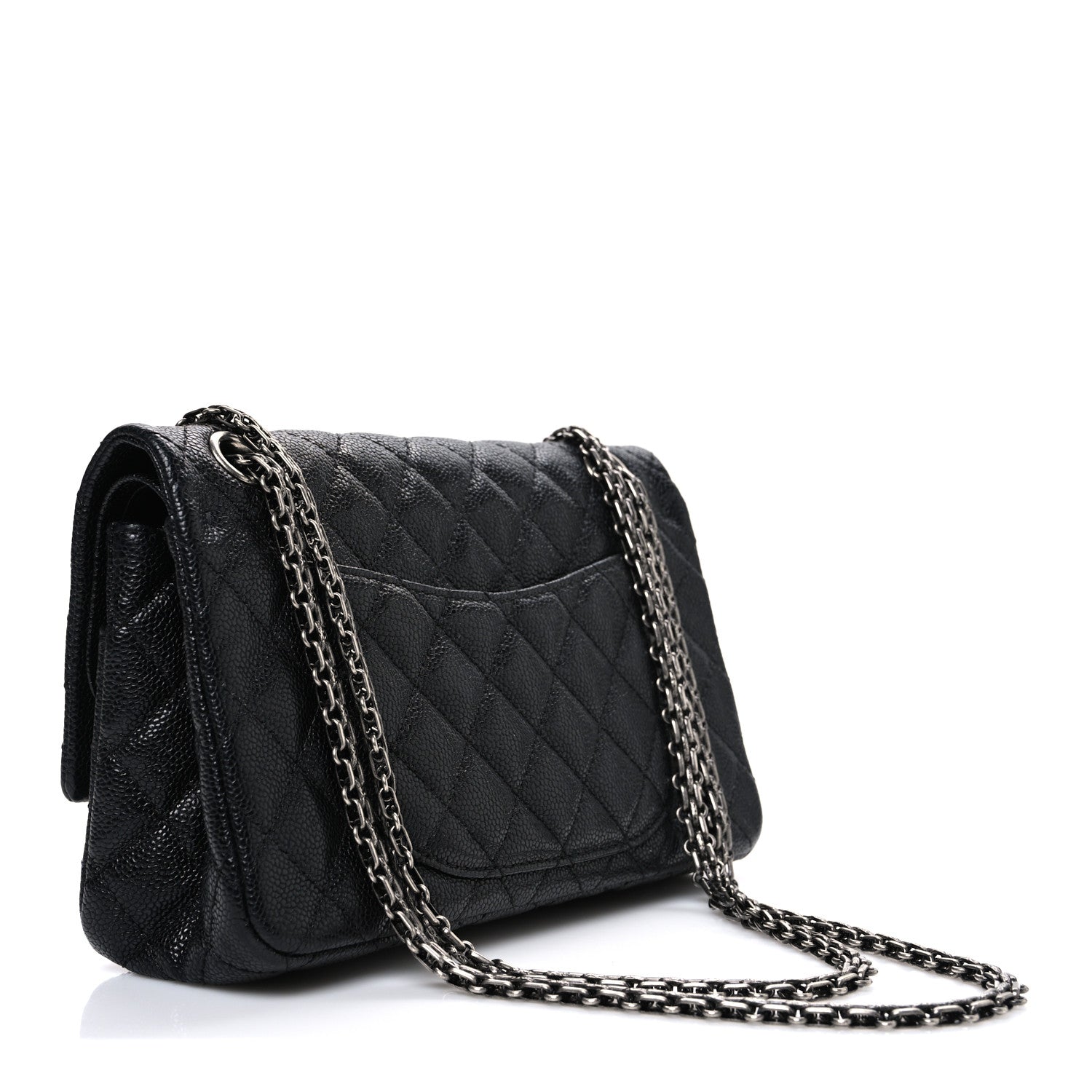 Caviar Quilted 2.55 Reissue 225 Flap Black