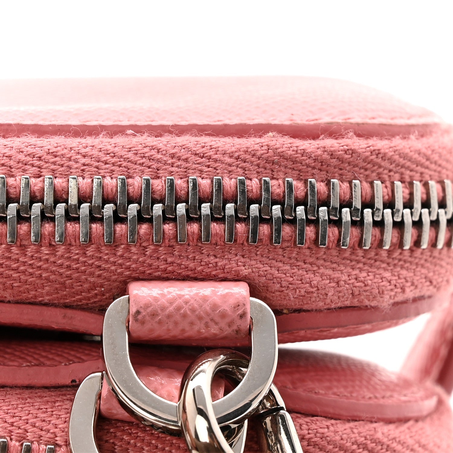 Saffiano Mini Triangle Crossbody Pouch Petalo