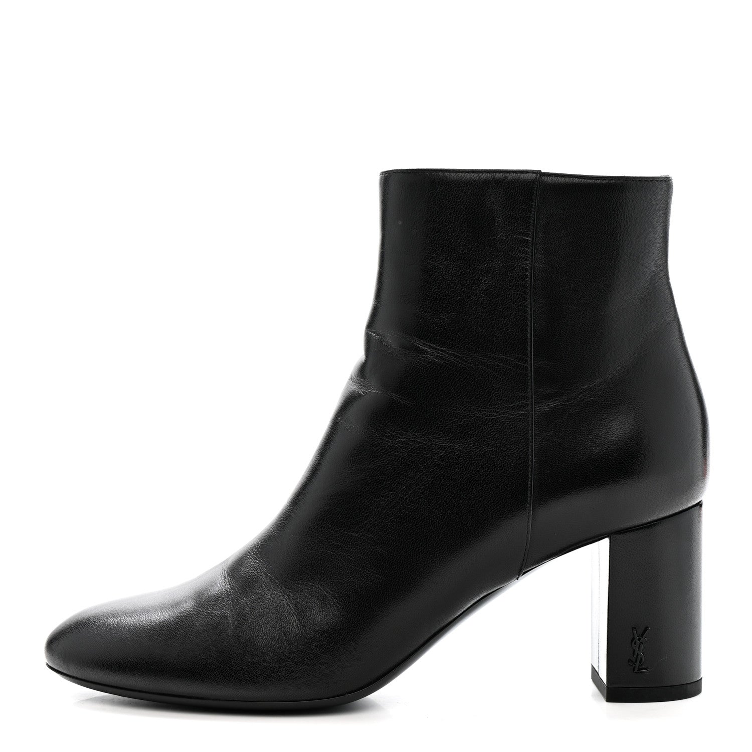 Nappa Vendome Loulou Ankle Zip Boot 36.5 Black