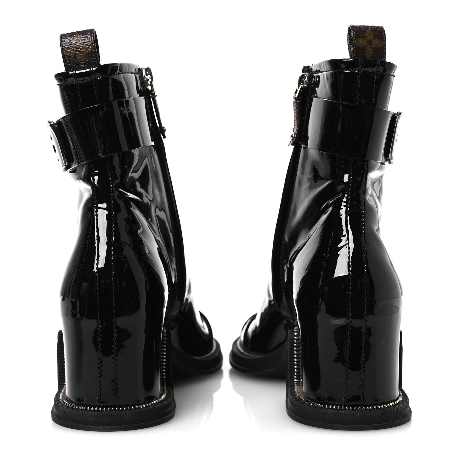 Patent Calfskin Moonlight Boots 38 Black
