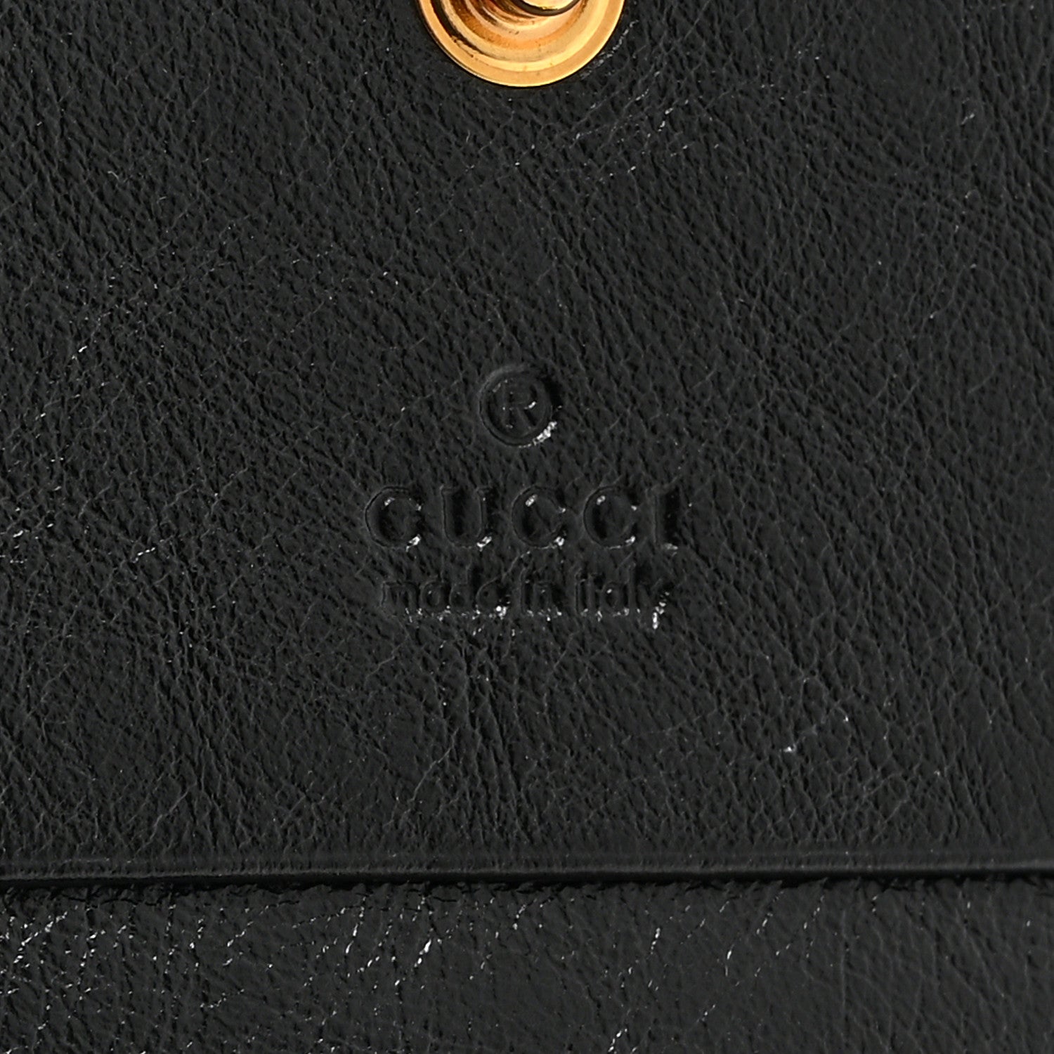 Calfskin Diagonal Striped Zumi Chain Card Case Wallet Black Beige