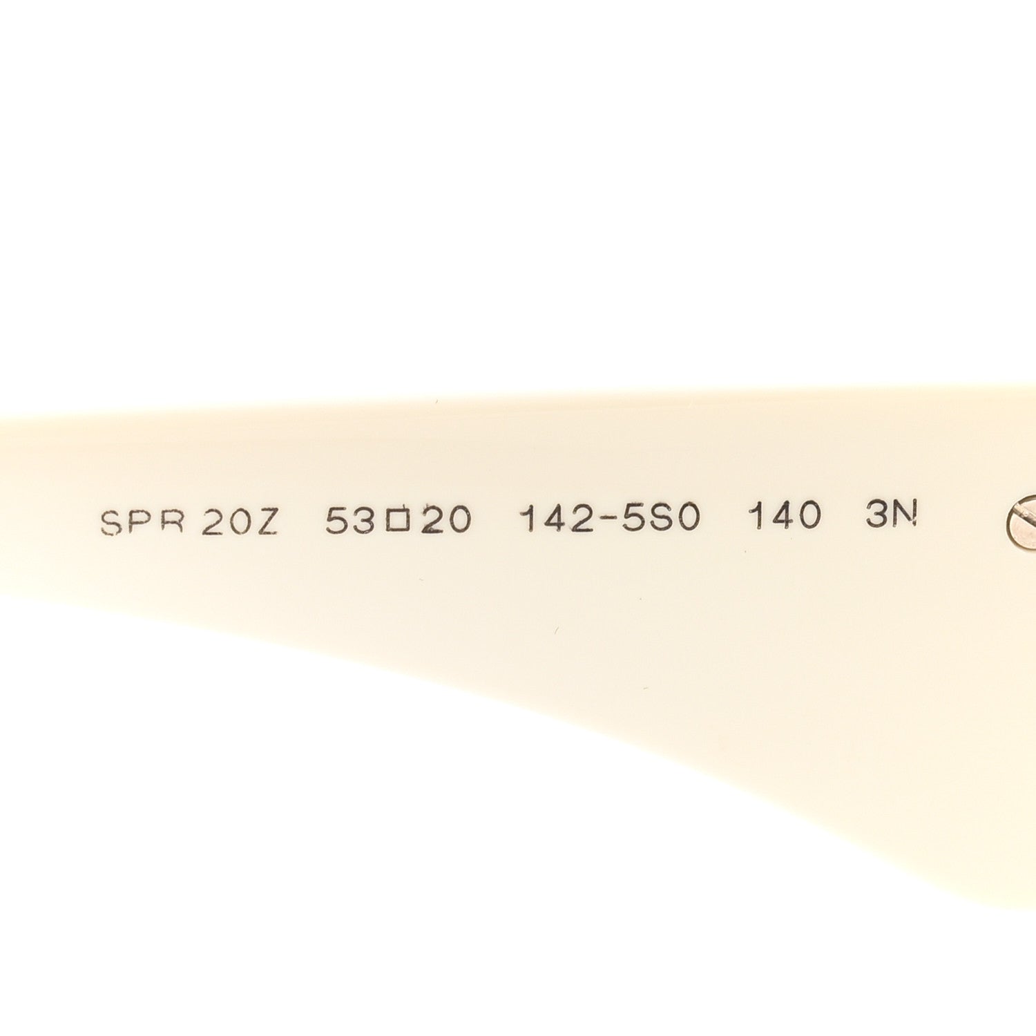 Acetate Oval Symbole Sunglasses SPR 20Z White