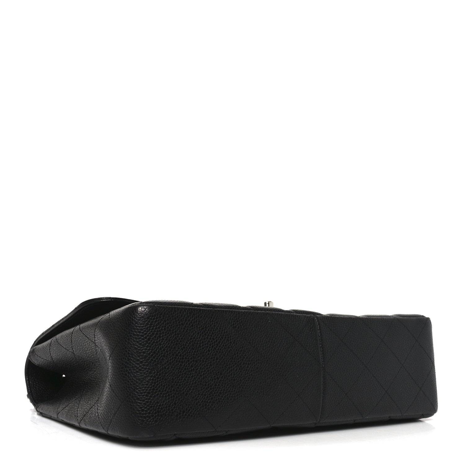 Caviar Quilted Jumbo Single Flap Black