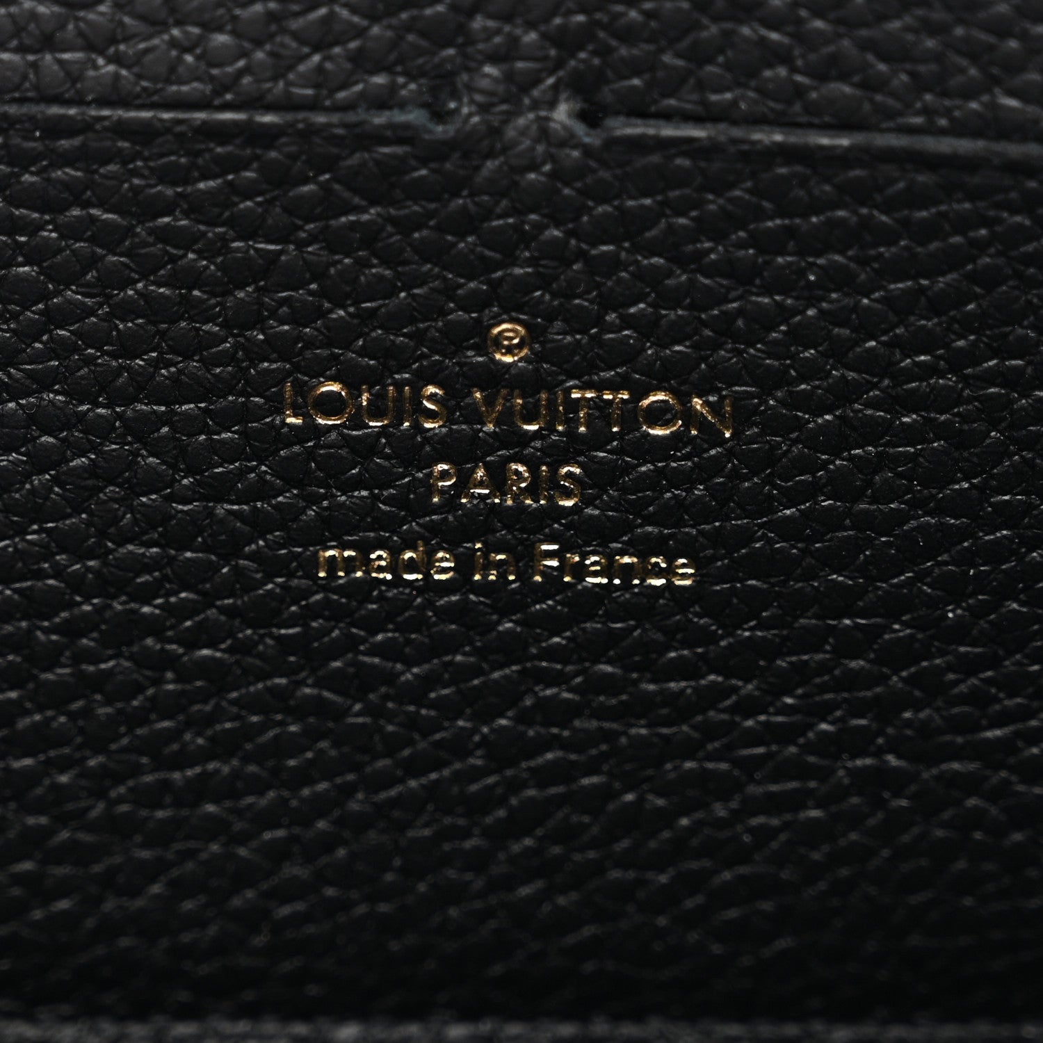 Empreinte Monogram Giant Clemence Wallet Black Beige