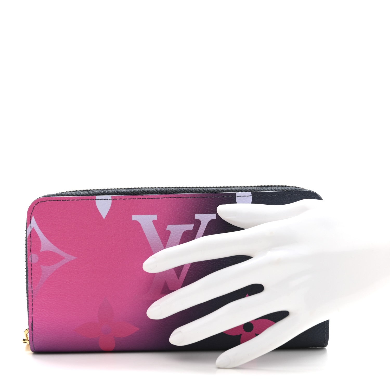 Monogram Giant Spring In The City Zippy Wallet Midnight Fuchsia