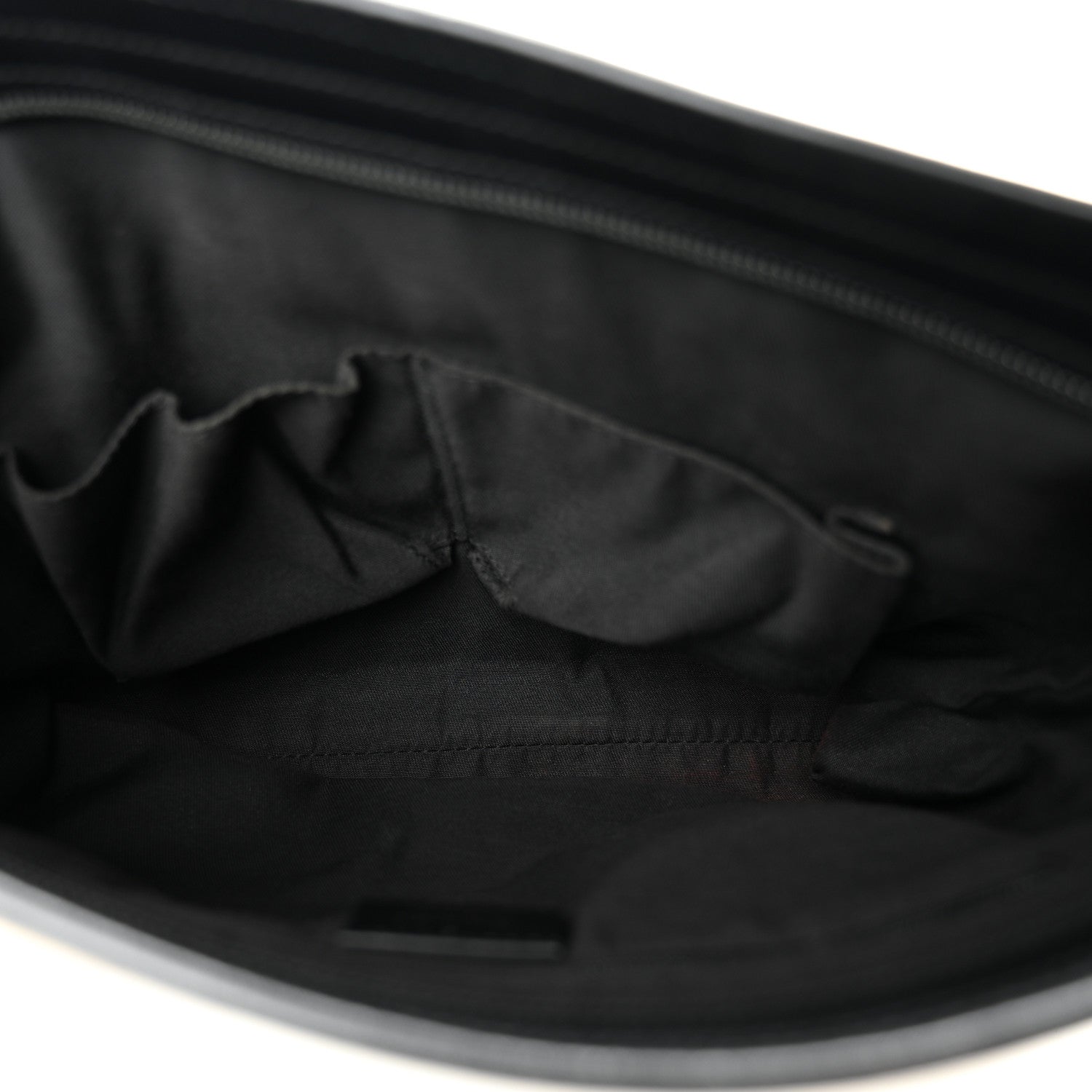 GG Monogram Web Flat Messenger Bag Black