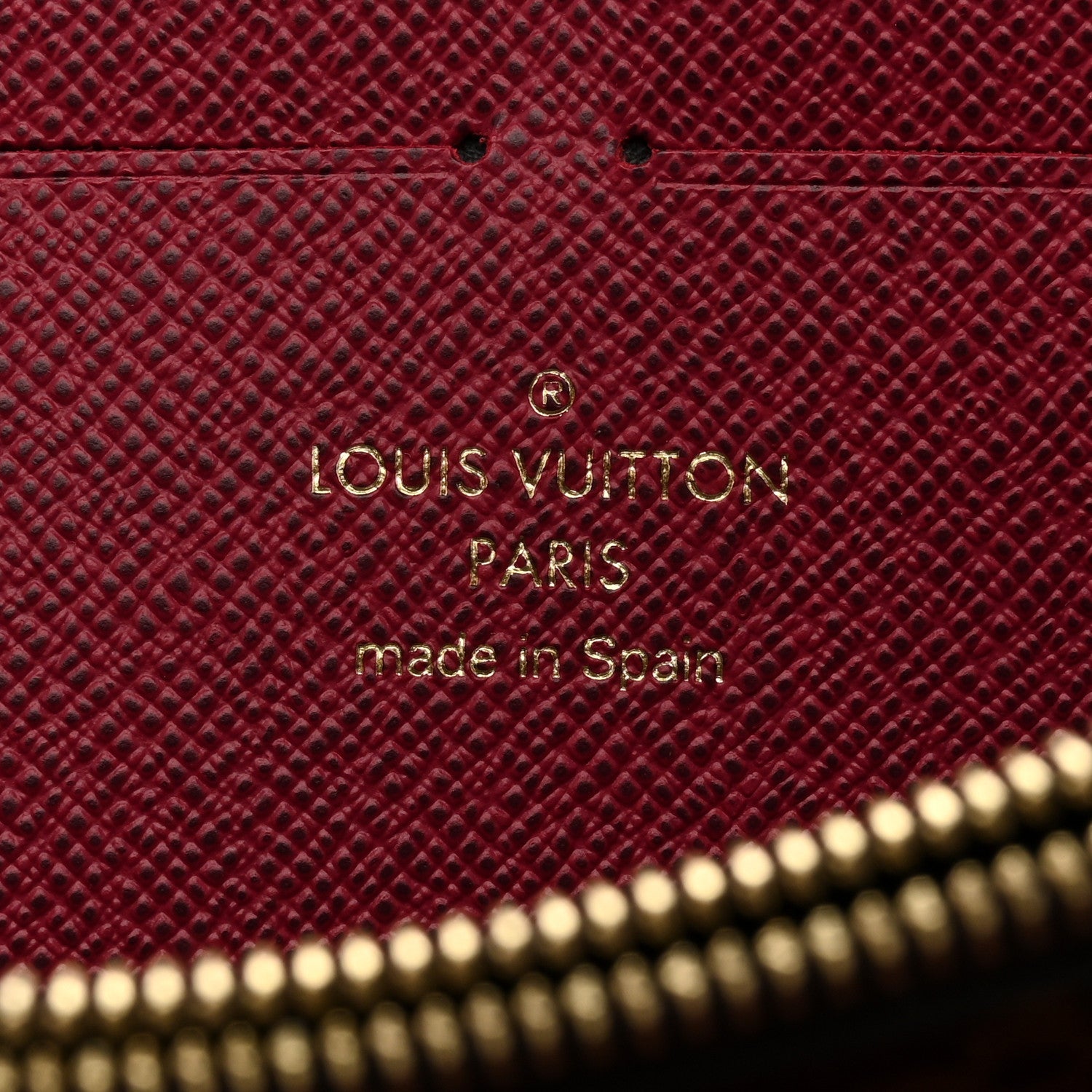 Monogram Clemence Wallet Fuchsia